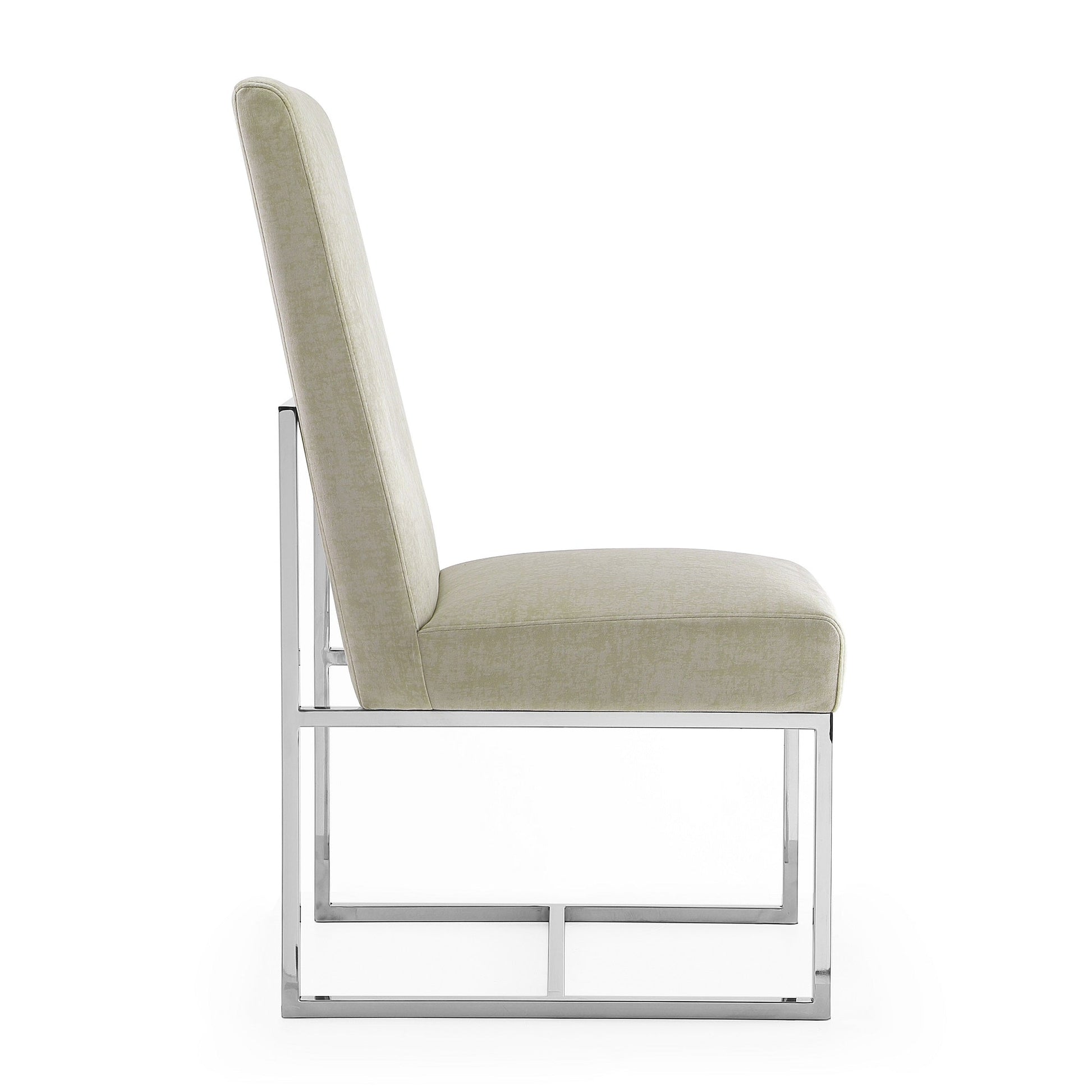 Element Velvet Dining Chair in Champagne - Ornate Home