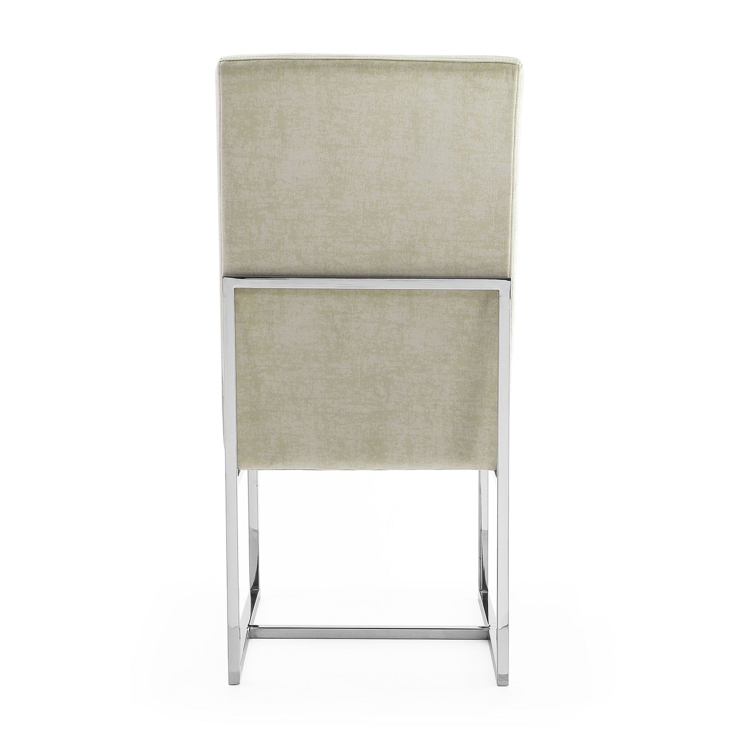 Element Velvet Dining Chair in Champagne (set of 2) - Ornate Home