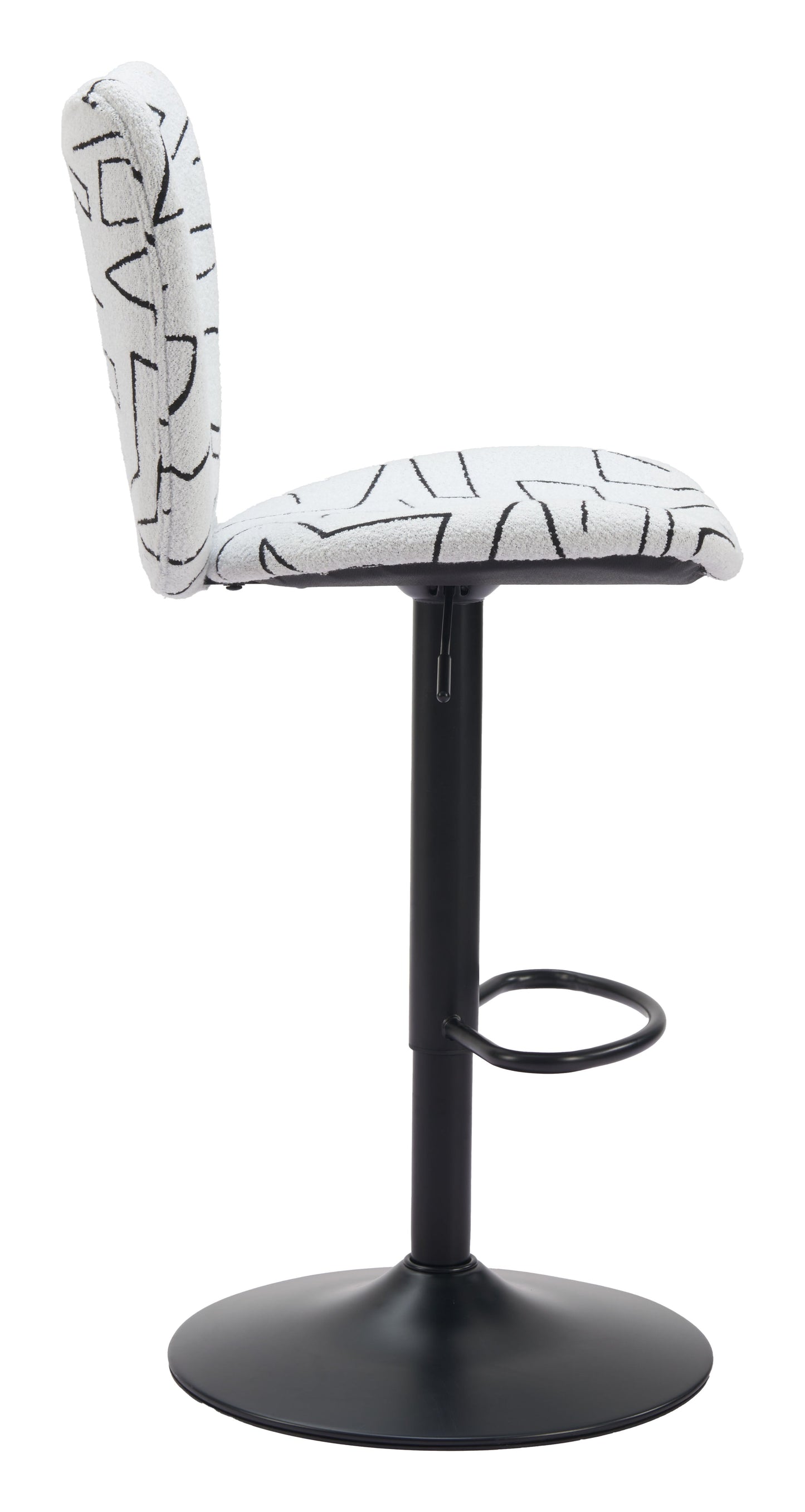 Elevate White Barstool (Set of 2) - Ornate Home
