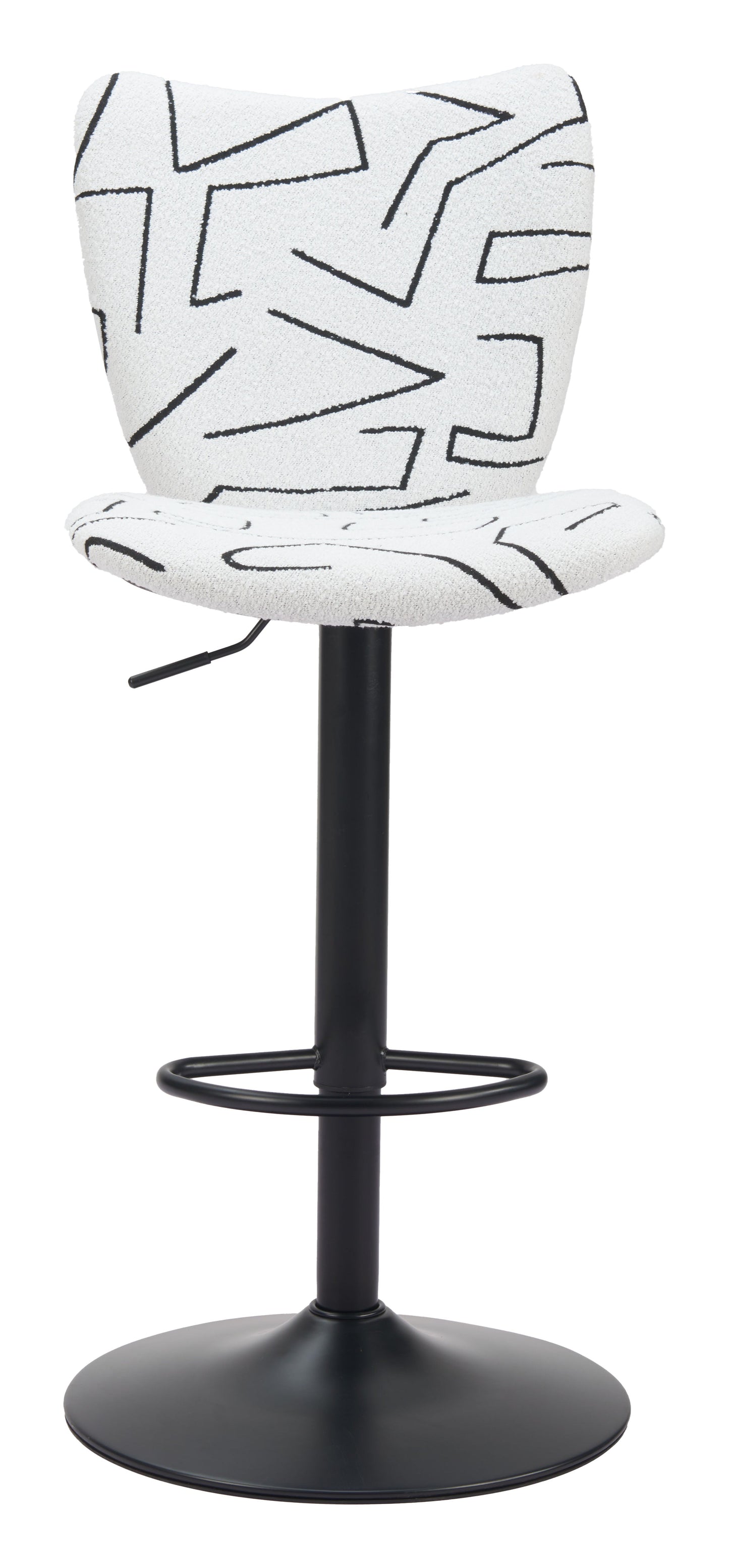 Elevate White Barstool (Set of 2) - Ornate Home