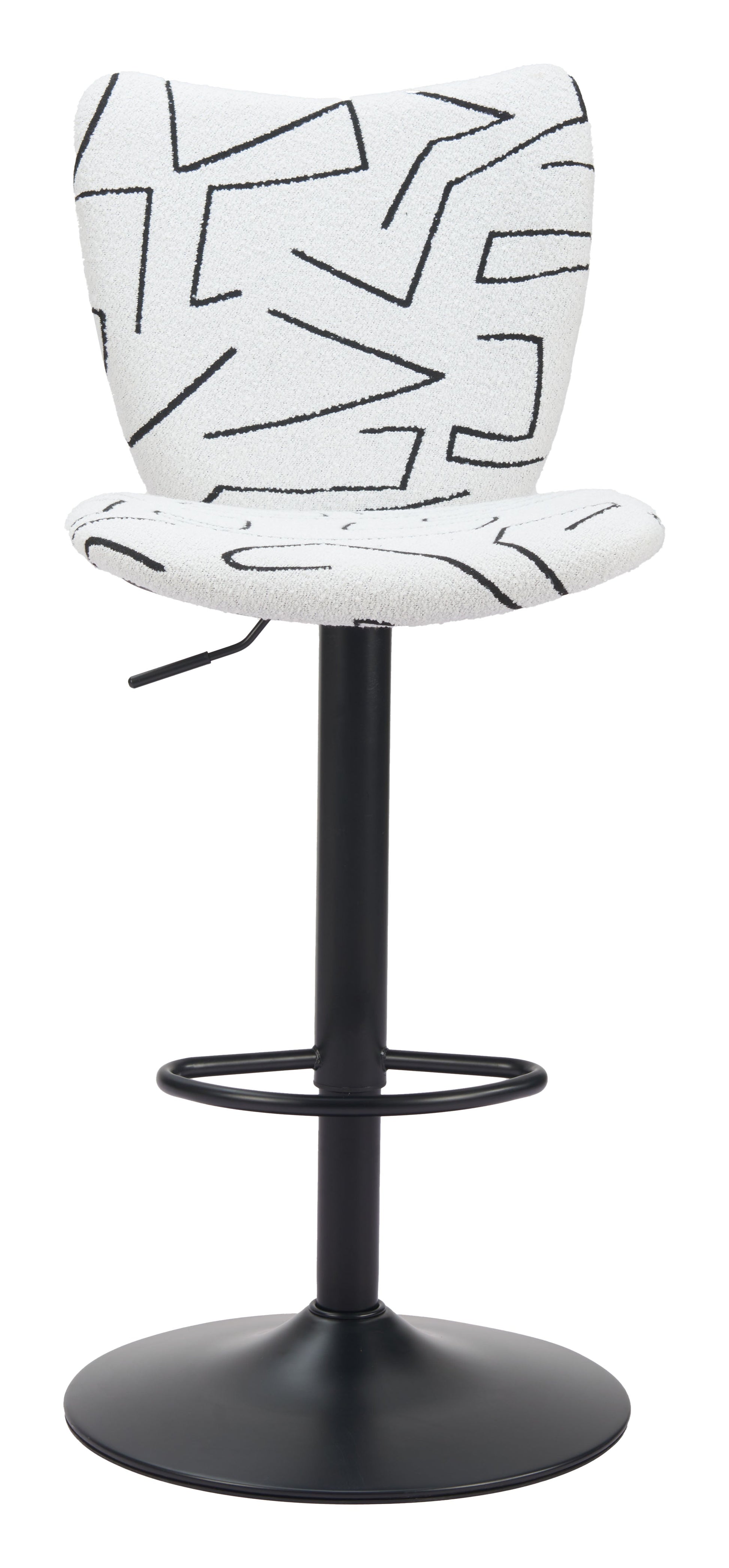 Elevate White Barstool (Set of 2) - Ornate Home