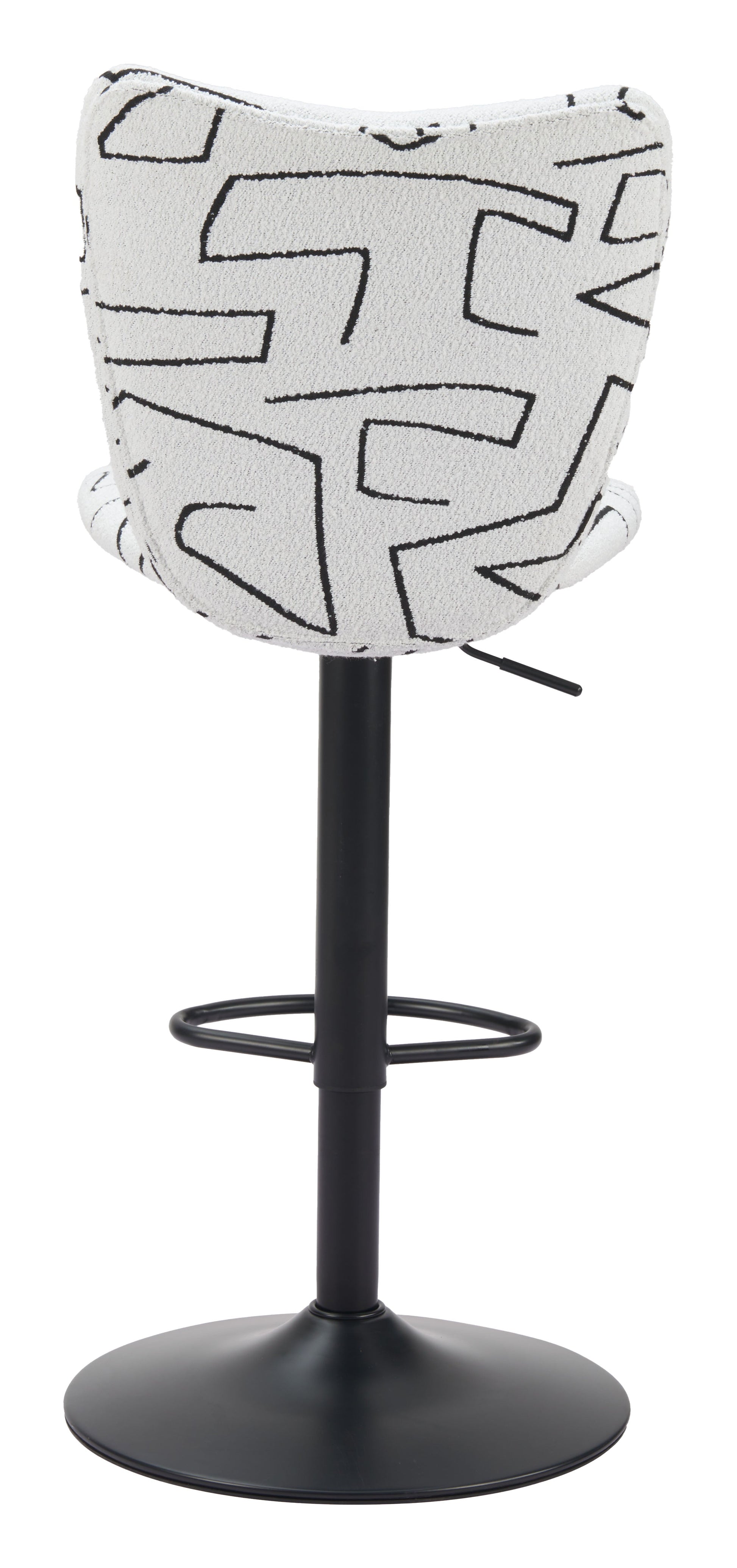 Elevate White Barstool (Set of 2) - Ornate Home
