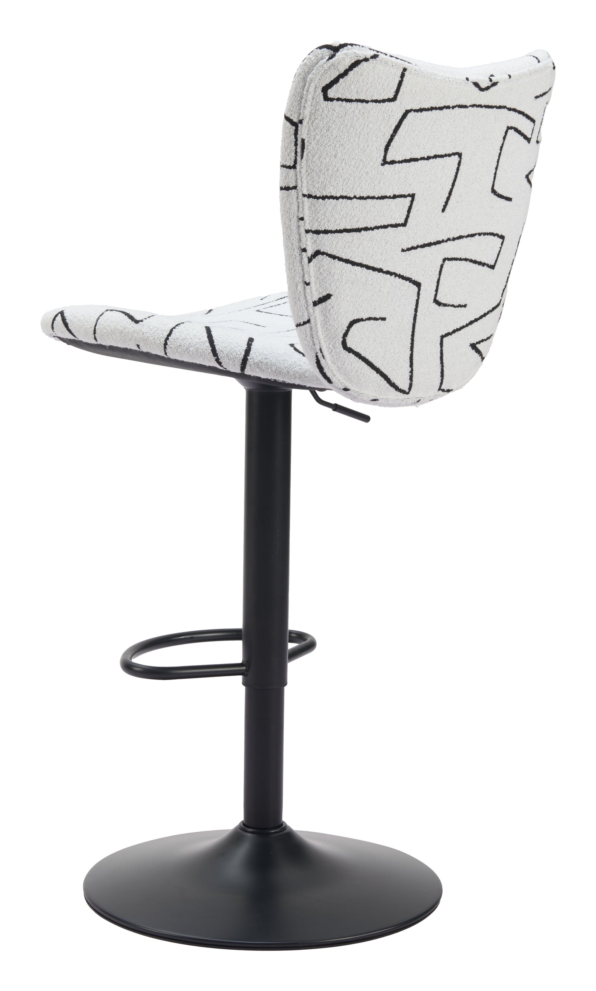 Elevate White Barstool (Set of 2) - Ornate Home