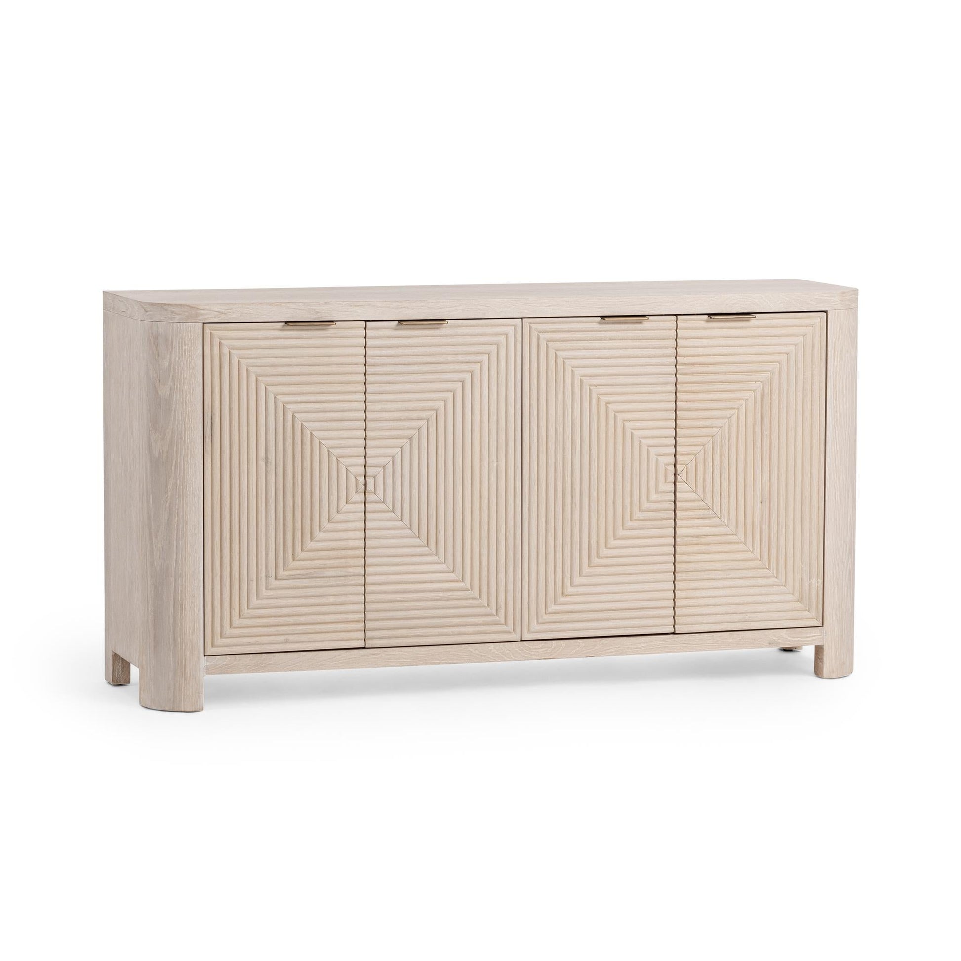 Elina Vanilla Grove 4 Door Cabinet - Ornate Home