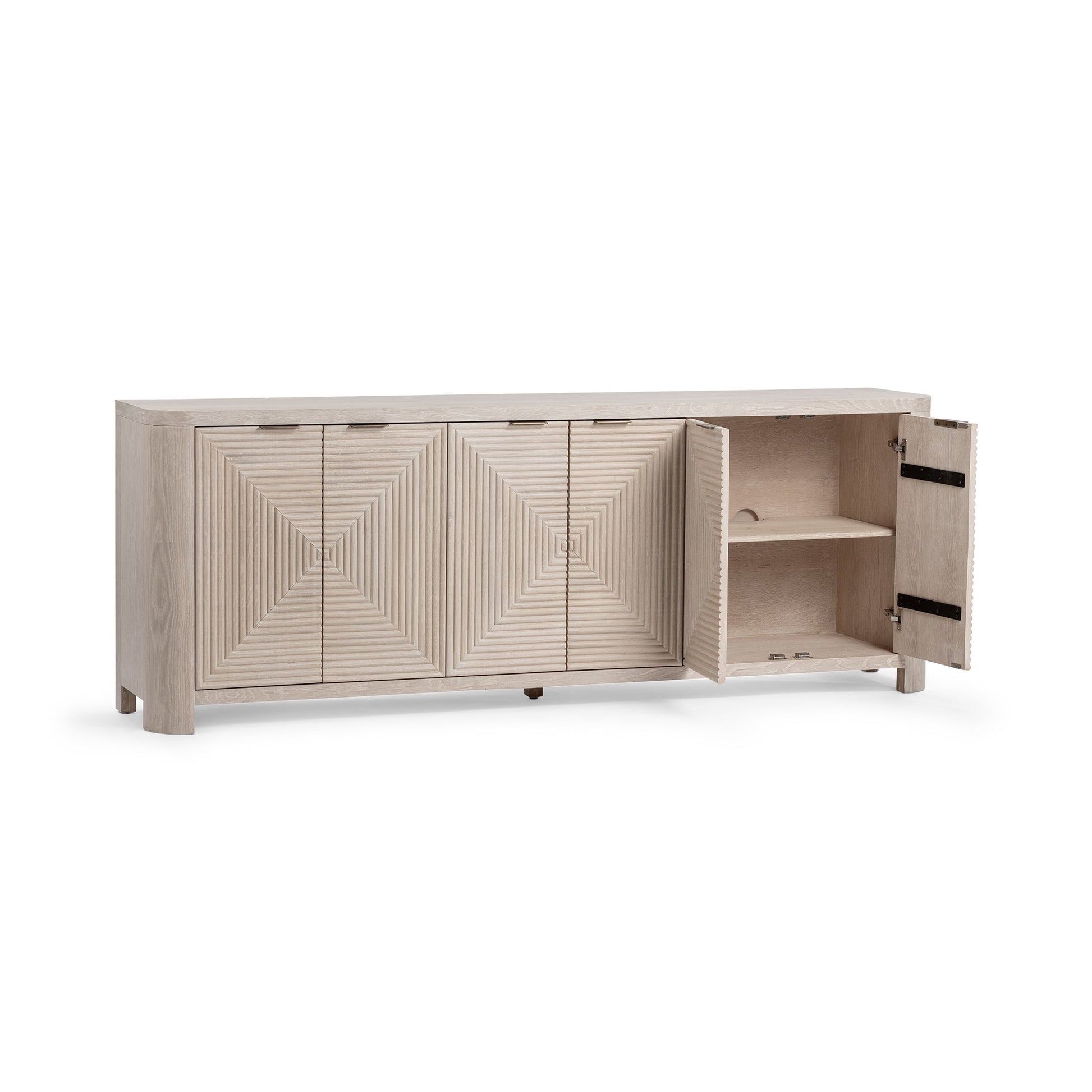 Elina Vanilla Grove 6 Door Cabinet - Ornate Home