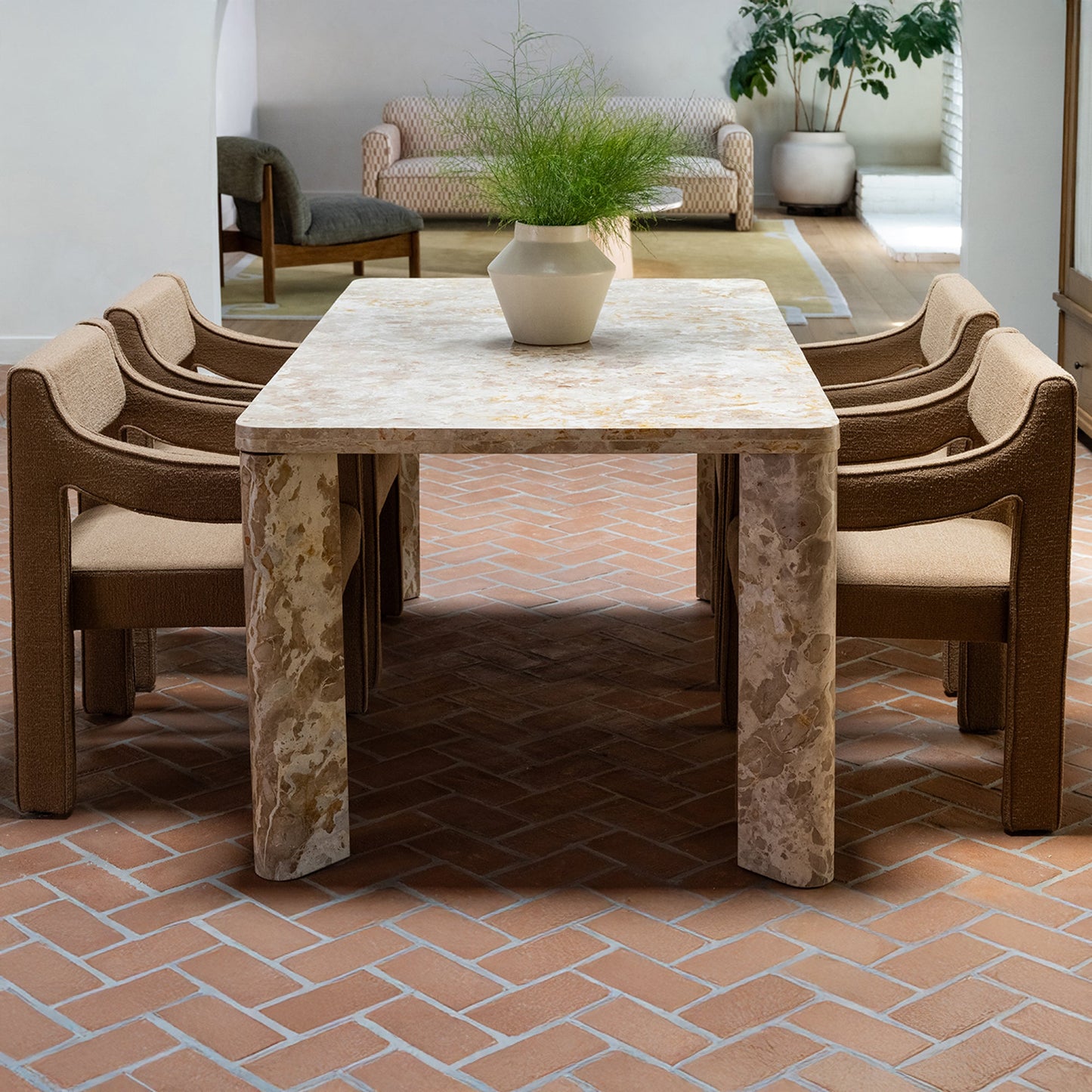 Elise Ochre Dining Chair - Ornate Home