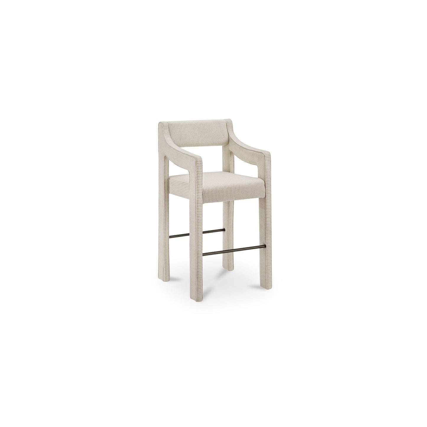 Elise Stripe Counter Stool - Ornate Home