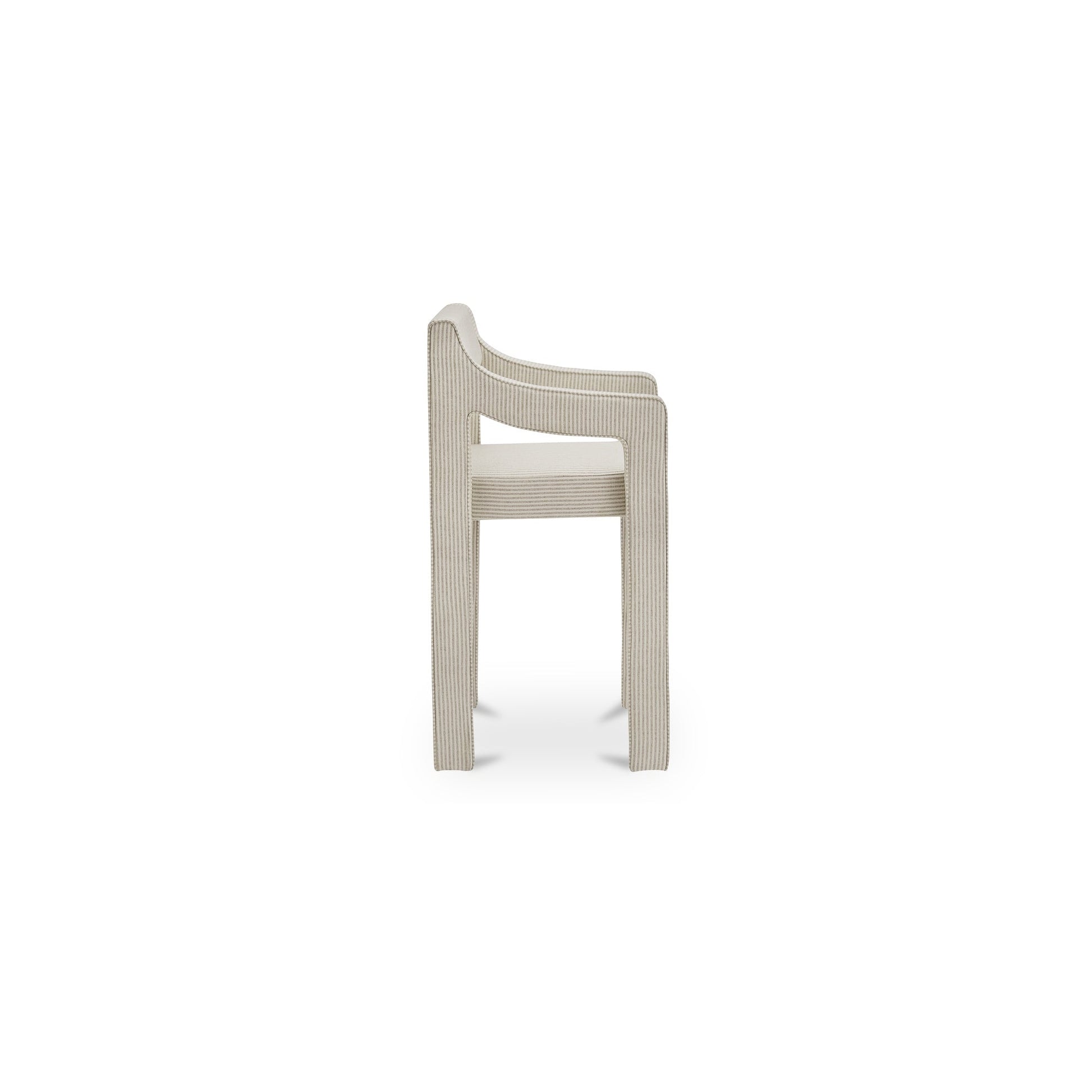 Elise Stripe Counter Stool - Ornate Home