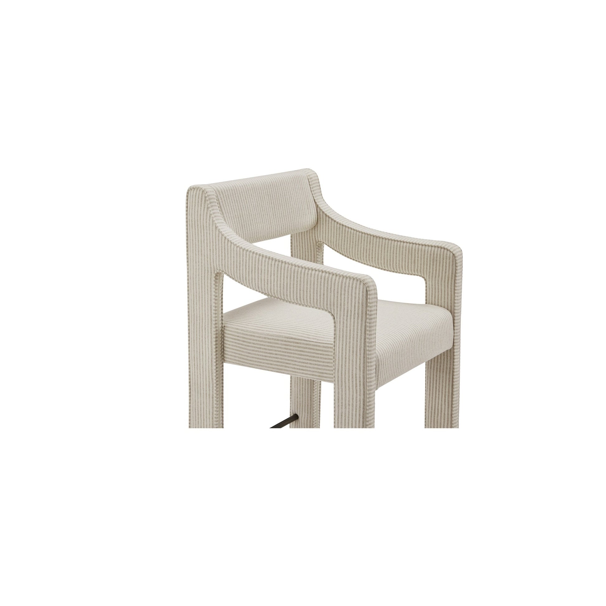 Elise Stripe Counter Stool - Ornate Home