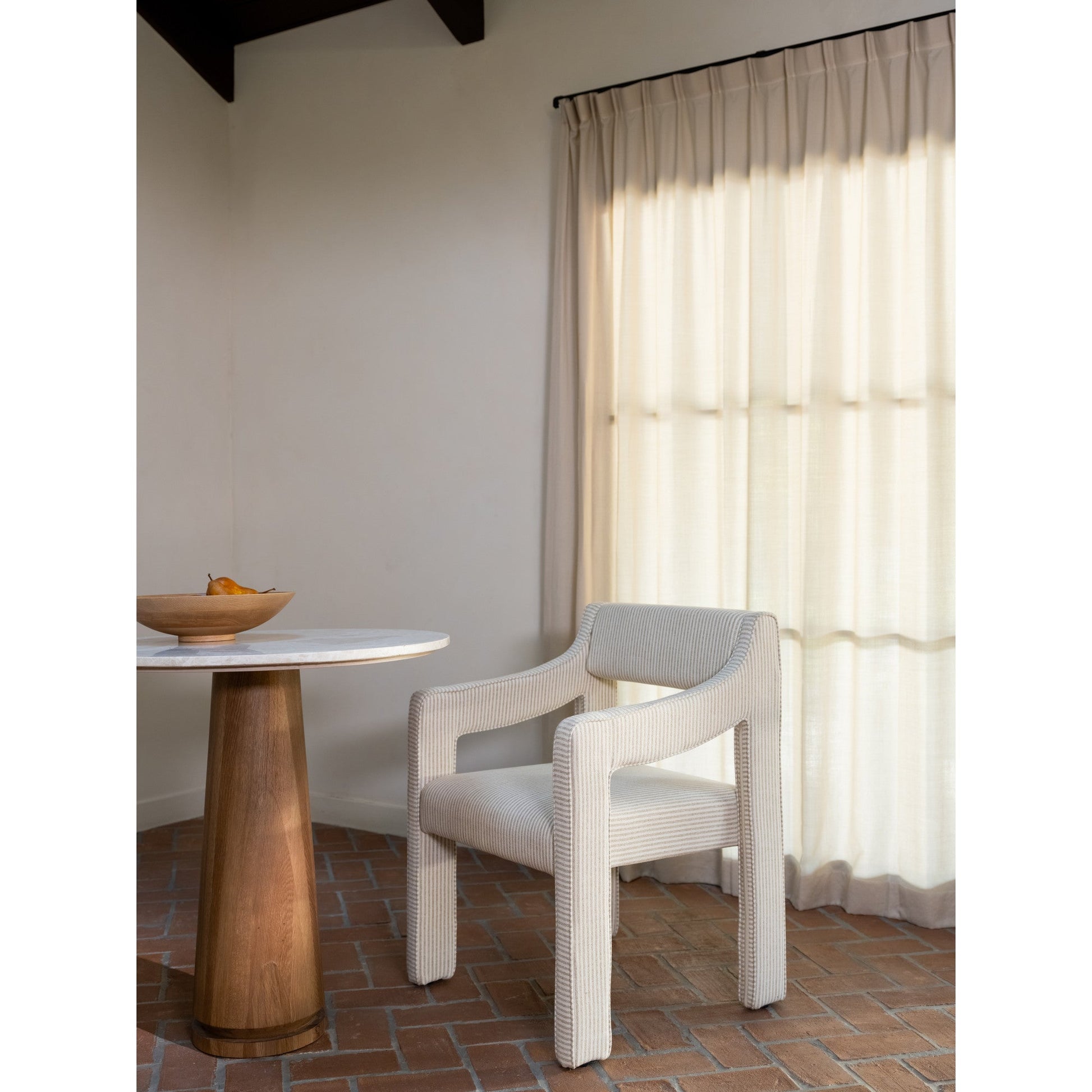 Elise Stripe Dining Chair - Ornate Home