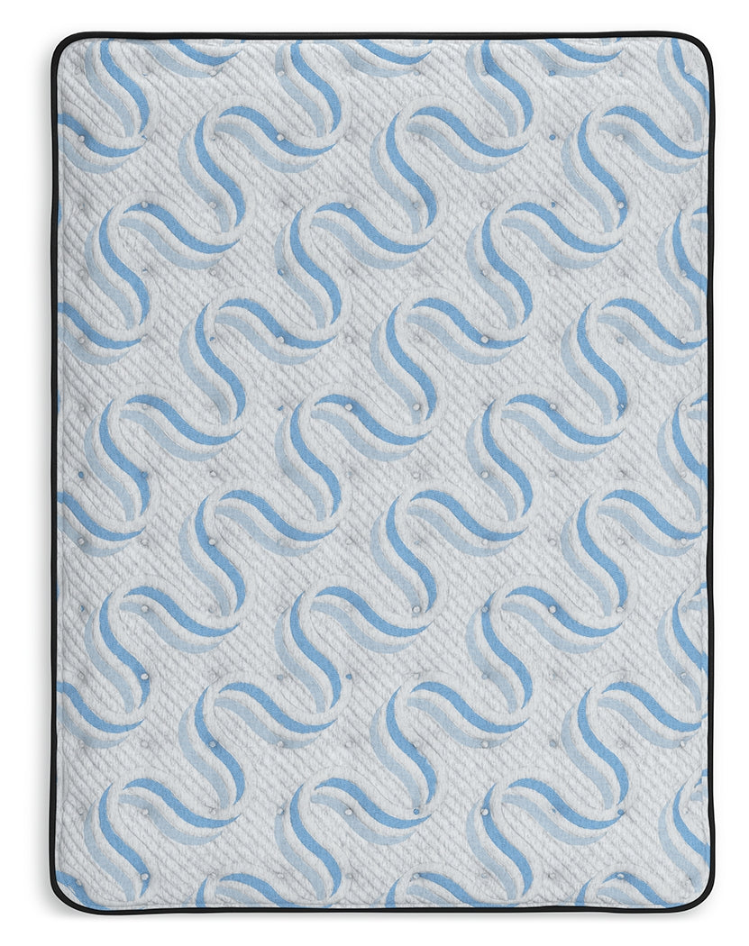 Elite Springs Plush Gray/Blue Queen Mattress- Viva Furn