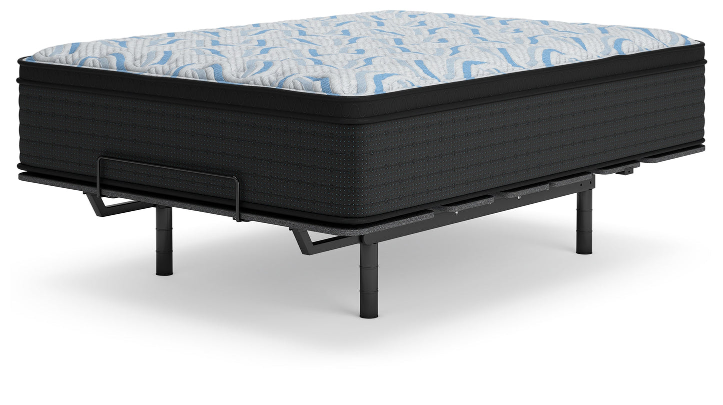 Elite Springs Plush Gray/Blue Queen Mattress- Viva Furn