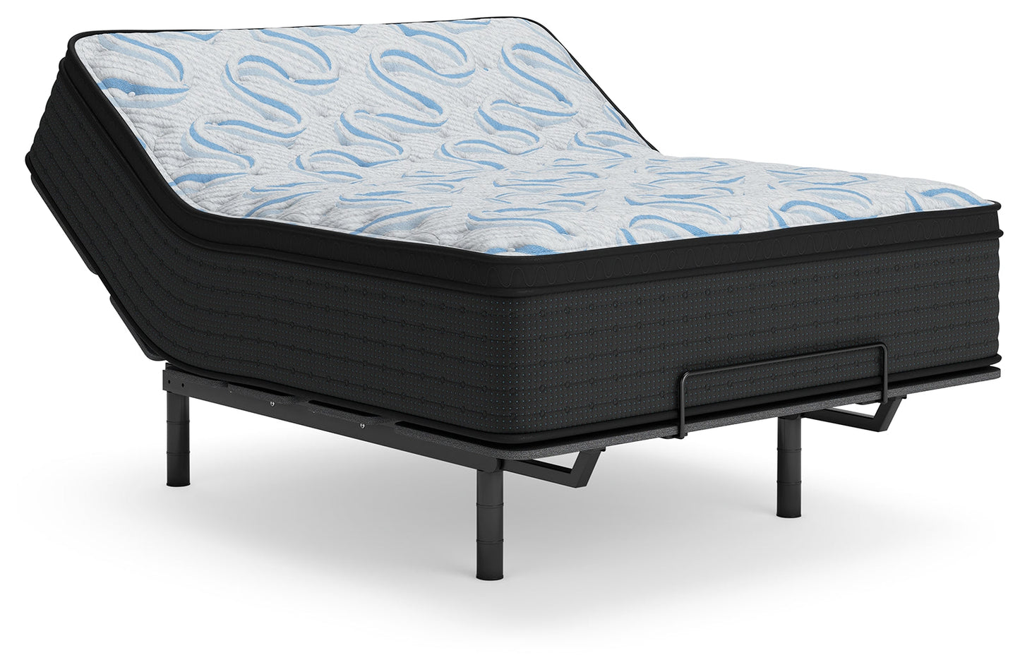 Elite Springs Plush Gray/Blue Queen Mattress- Viva Furn