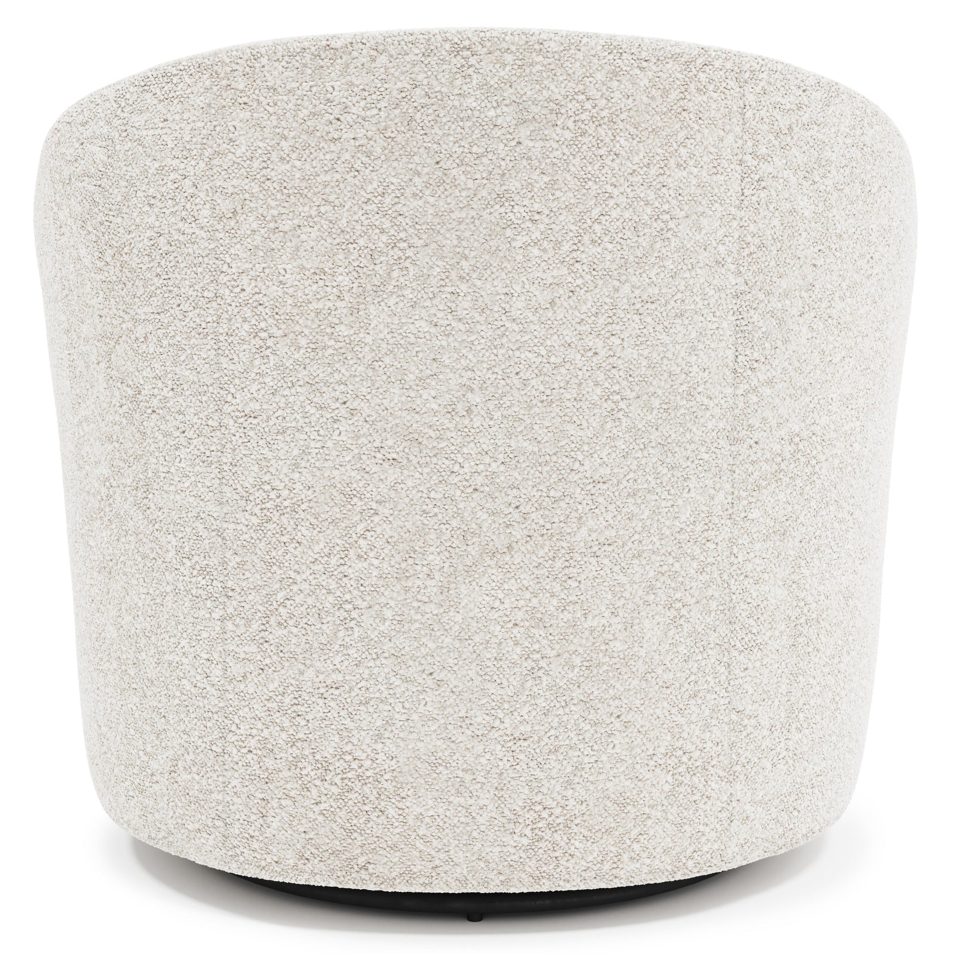 Elizabeth White/Cream Fabric Swivel Chair - Ornate Home