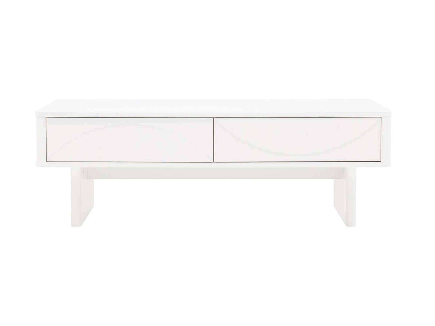 Ella 47.2" Coffee Table in White - Ornate Home