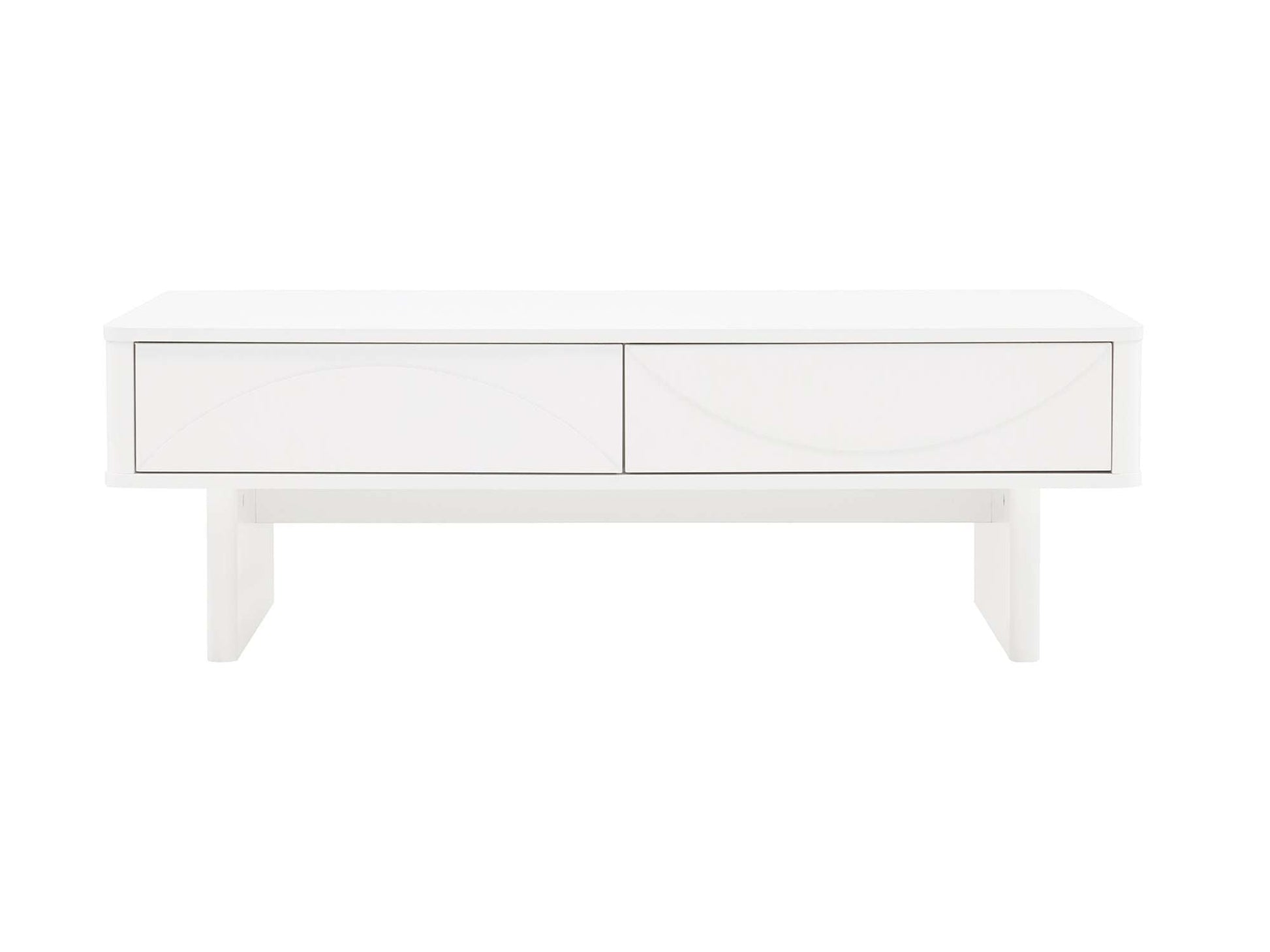 Ella 47.2" Coffee Table in White - Ornate Home