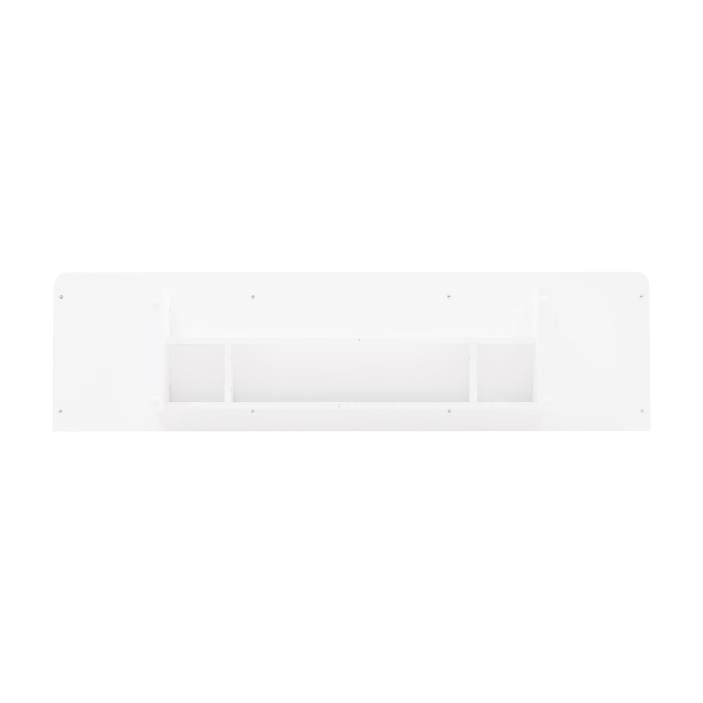 Ella 59" TV Stand in White - Ornate Home