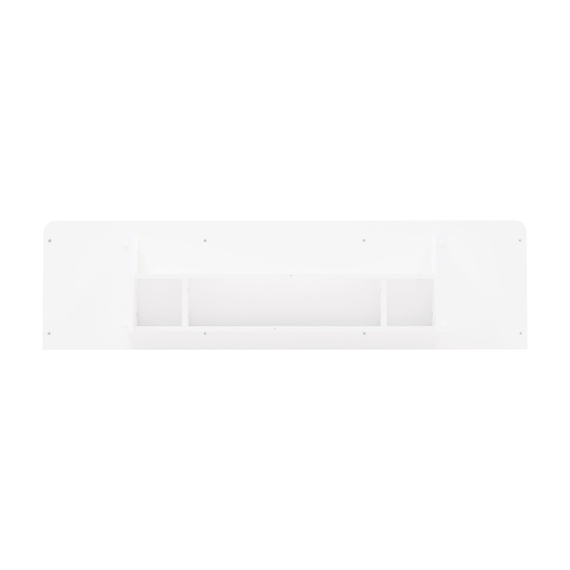 Ella 59" TV Stand in White - Ornate Home