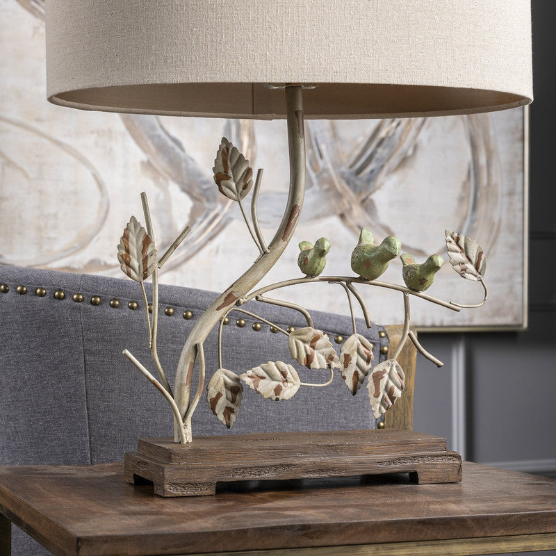 Ella Beige/Brown Table Lamp - Ornate Home