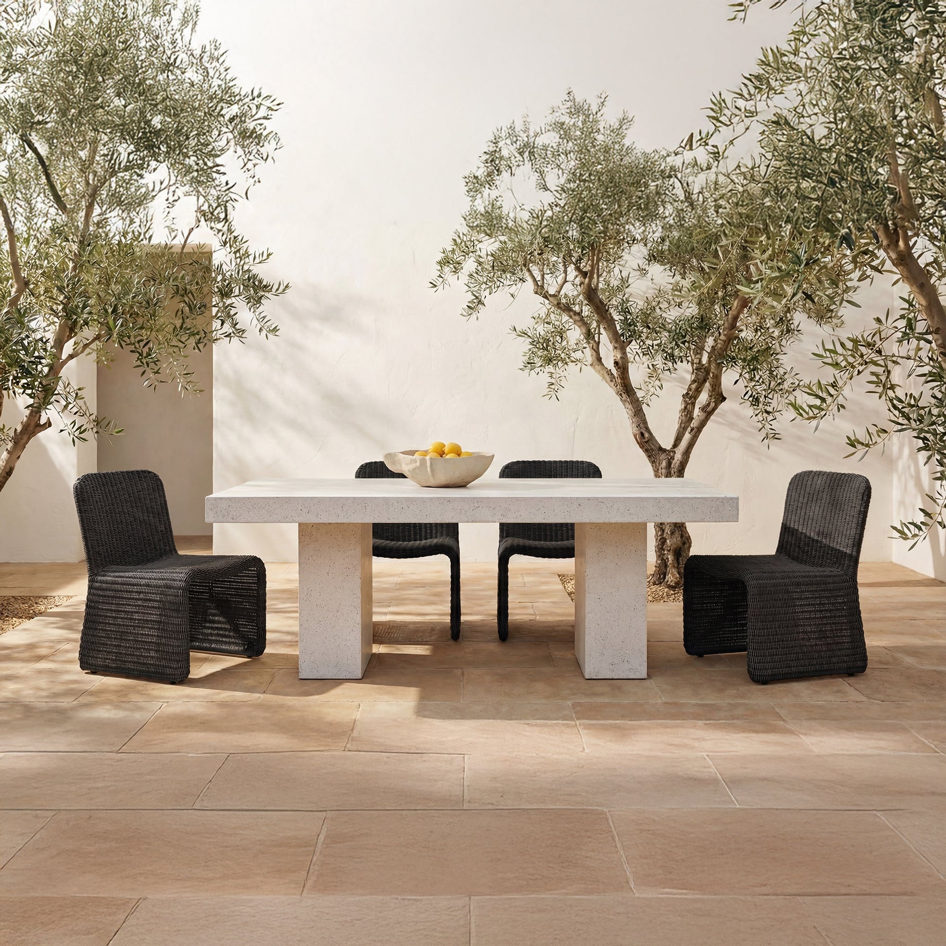 Ella Charcoal Outdoor Dining Chair (Set of 2) - Ornate Home