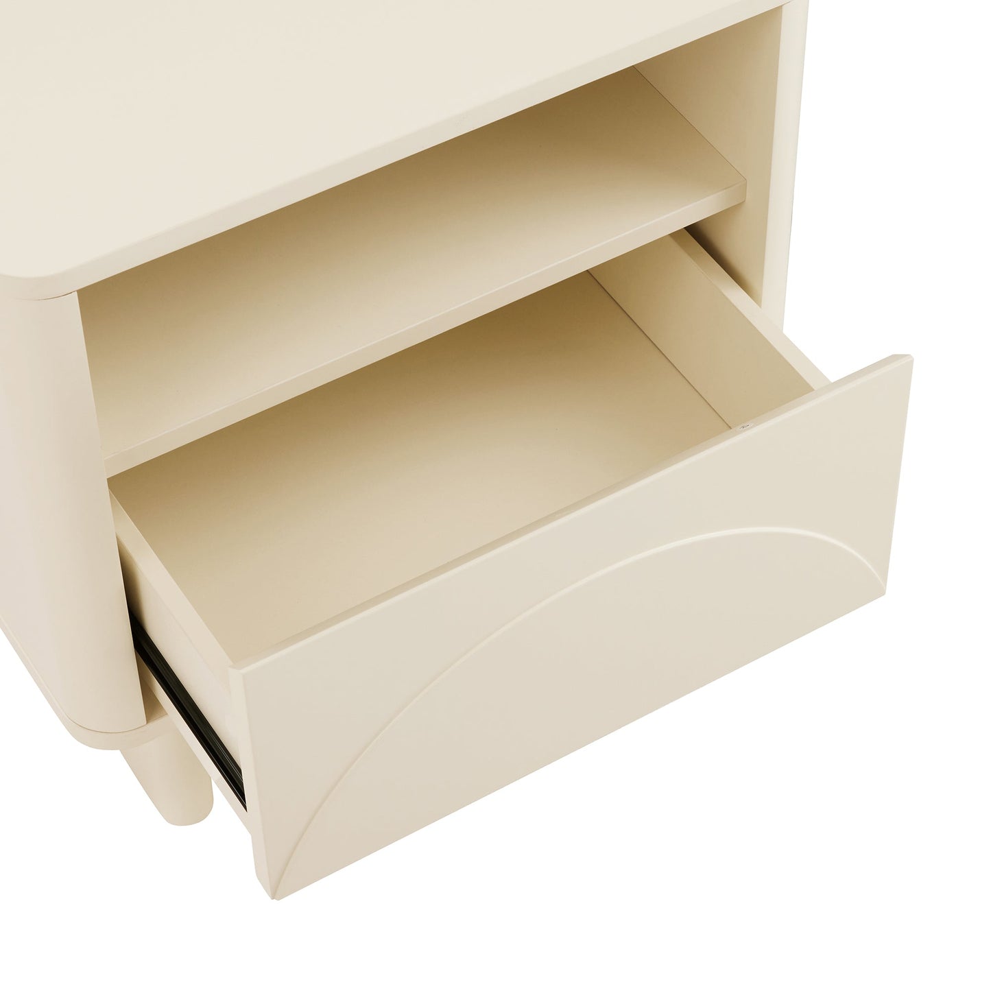 Ella Nightstand in Cream (set of 2) - Ornate Home