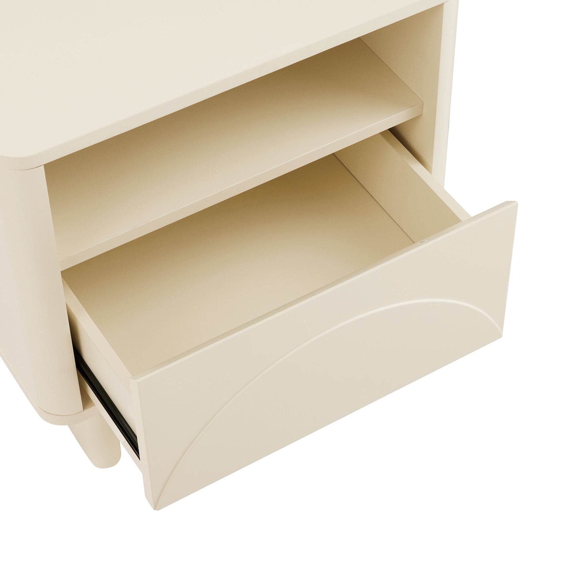 Ella Nightstand in Cream (set of 2) - Ornate Home