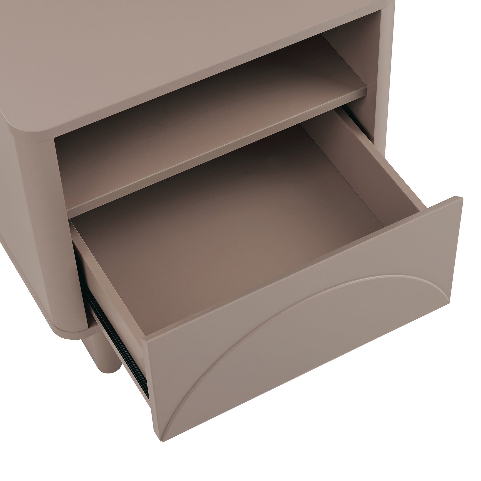 Ella Nightstand in Mocha (set of 2) - Ornate Home