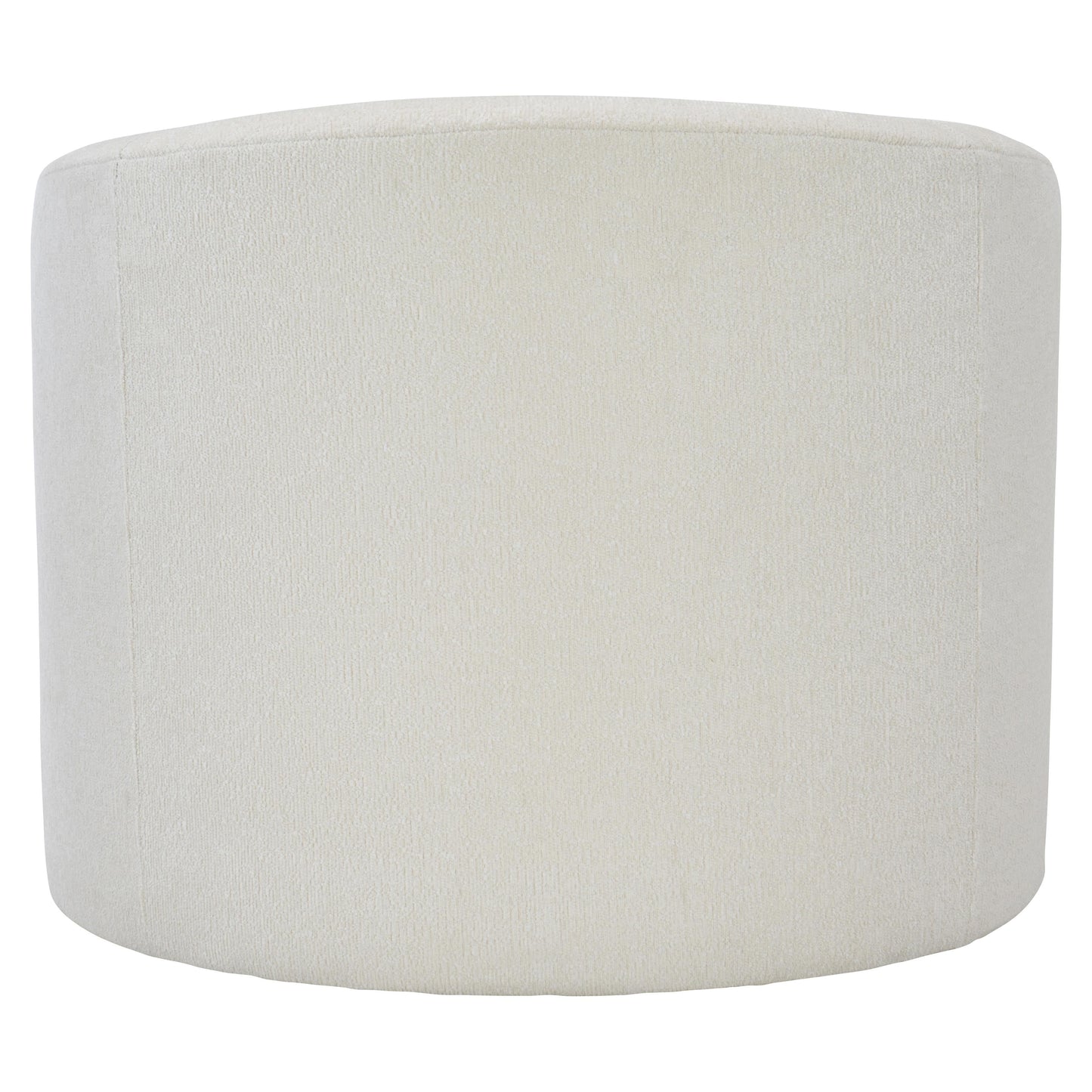 Elle White/Cream Fabric Swivel Chair - Ornate Home