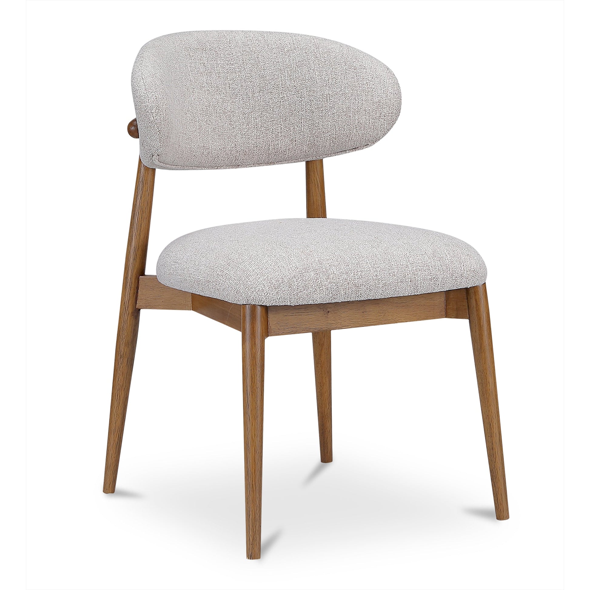 Ellie Oatmeal/Brown Dining Chair - Ornate Home