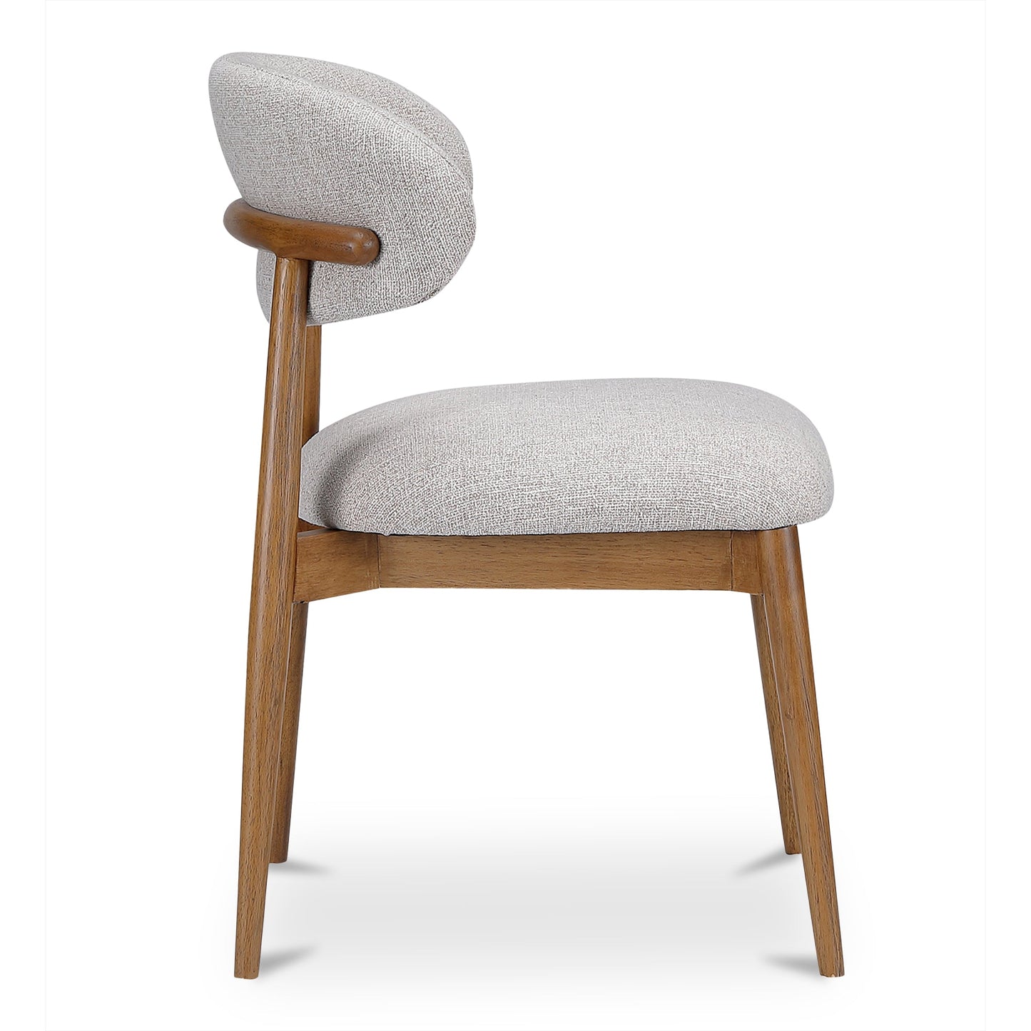 Ellie Oatmeal/Brown Dining Chair - Ornate Home