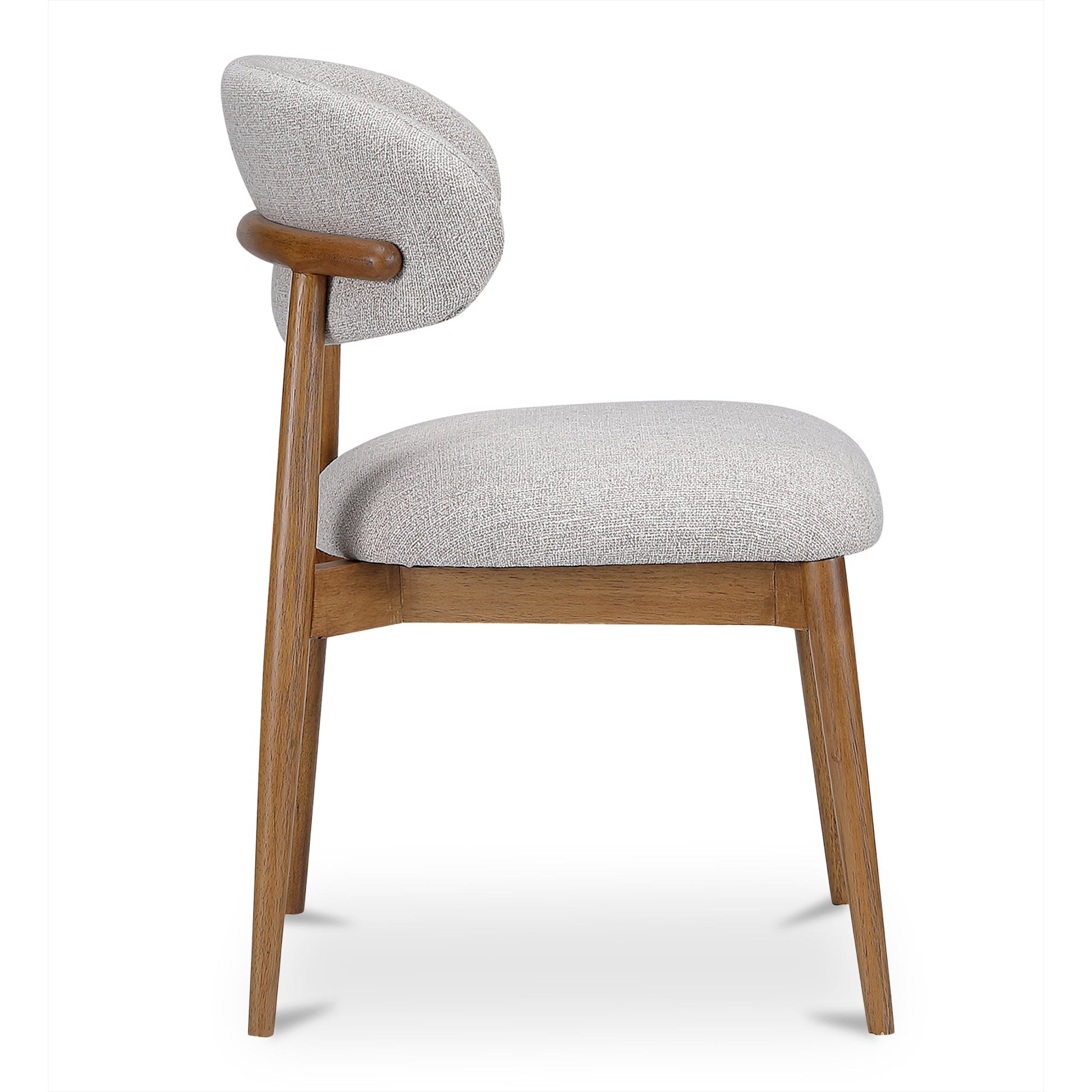 Ellie Oatmeal/Brown Dining Chair - Ornate Home