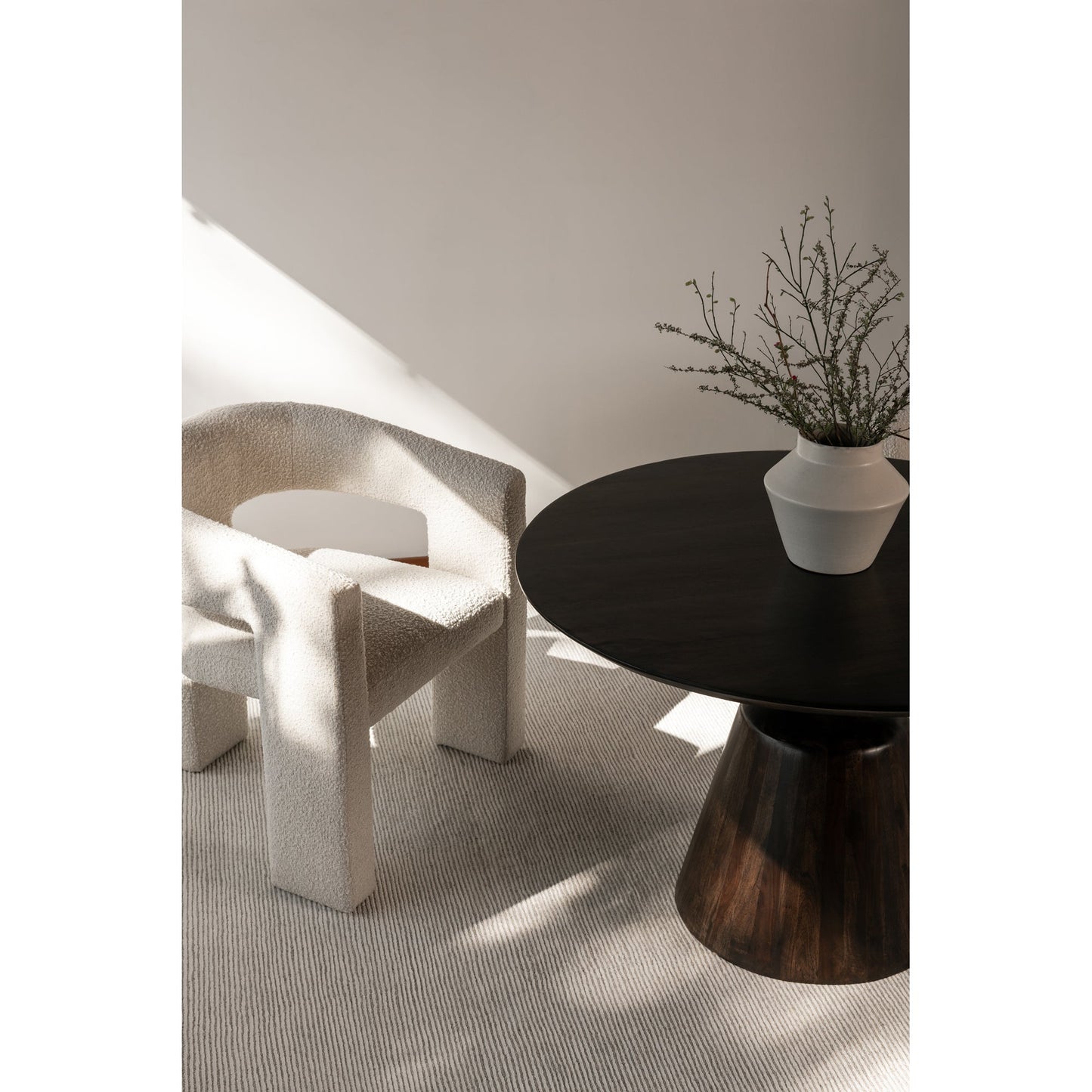 Elo White Chair - Ornate Home