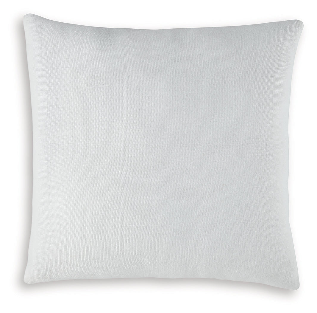 Elonwich Teal/White Pillow (Set of 4)- Viva Furn