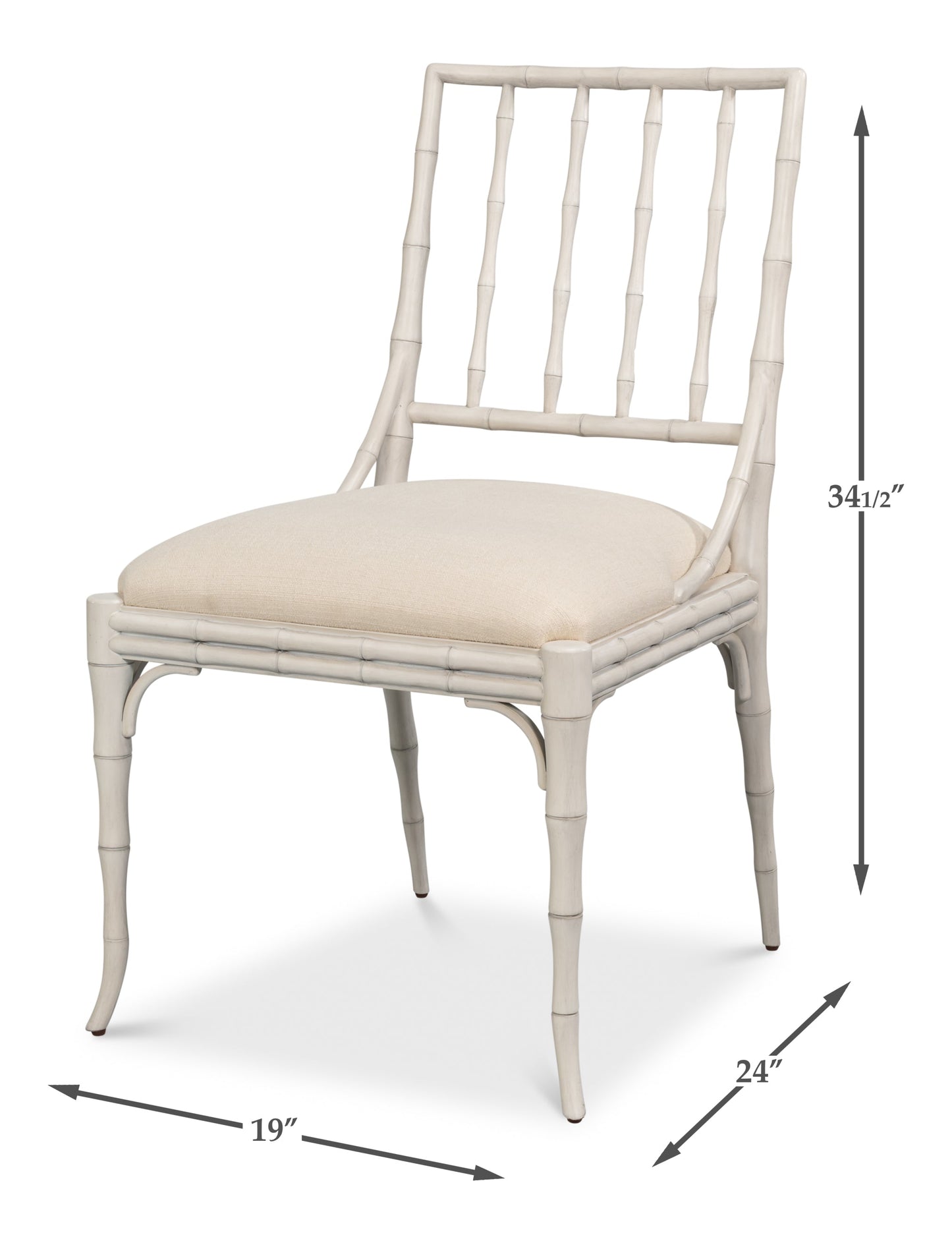 Elora White Dining Chair (Set of 2) - Ornate Home