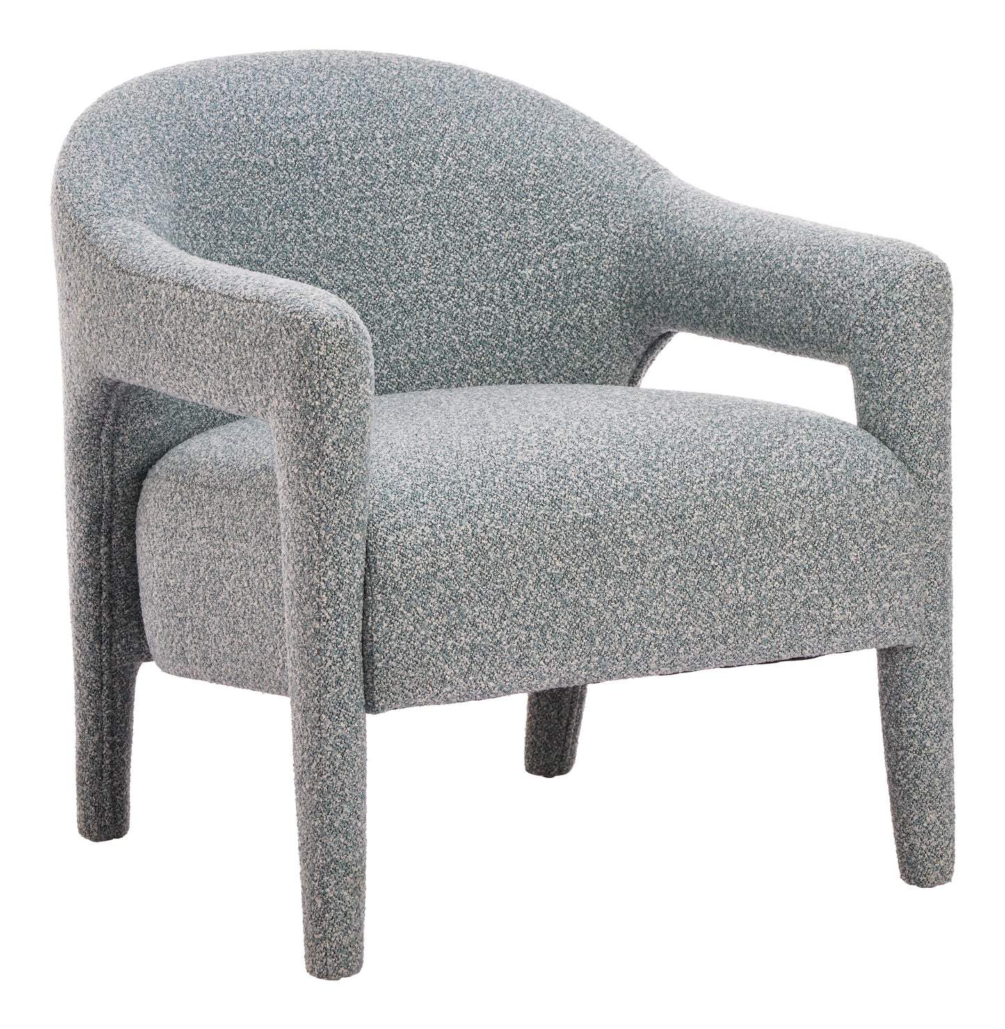 Eluma Dusty Teal Accent Chair - Ornate Home