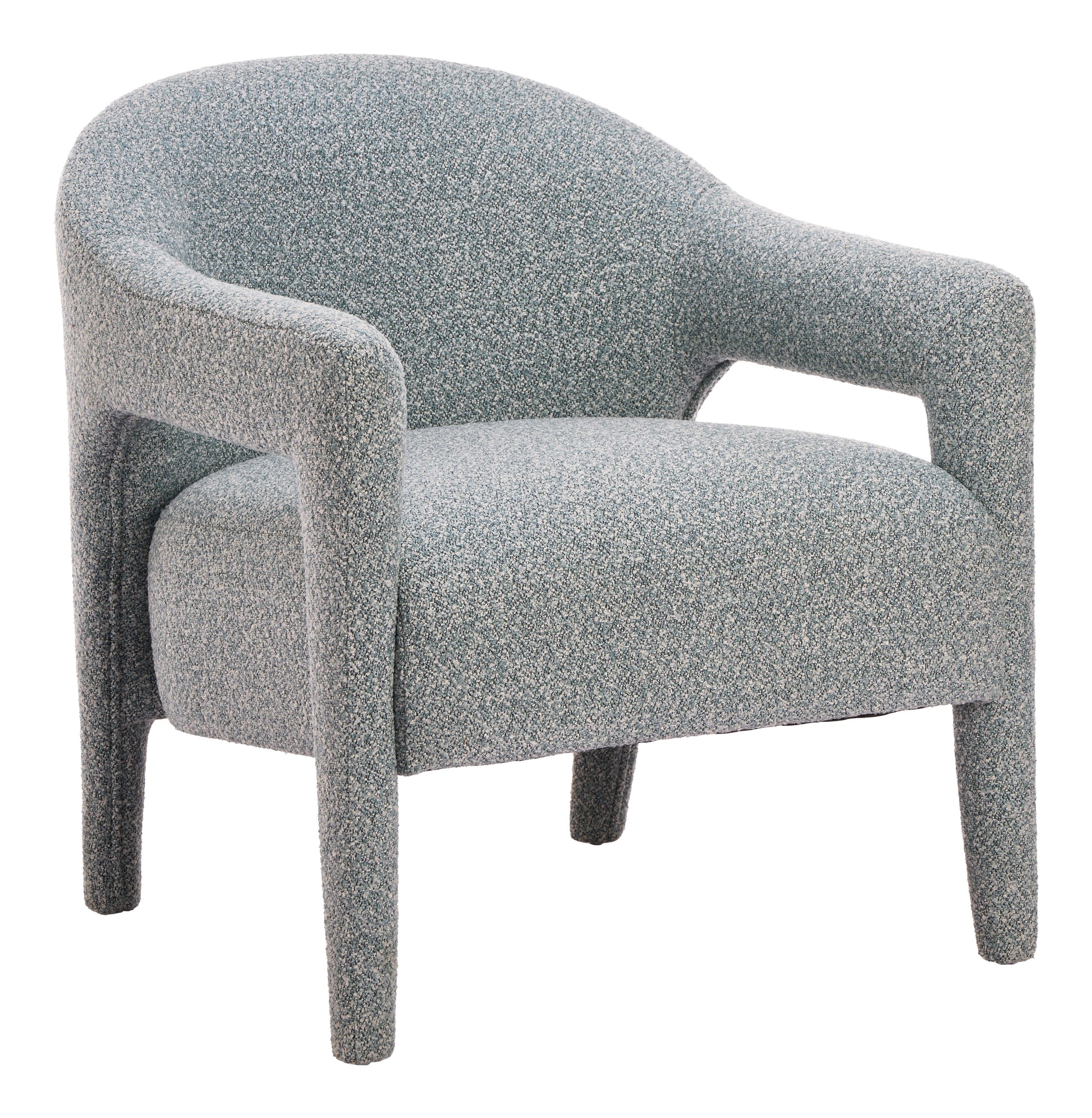 Eluma Dusty Teal Accent Chair - Ornate Home