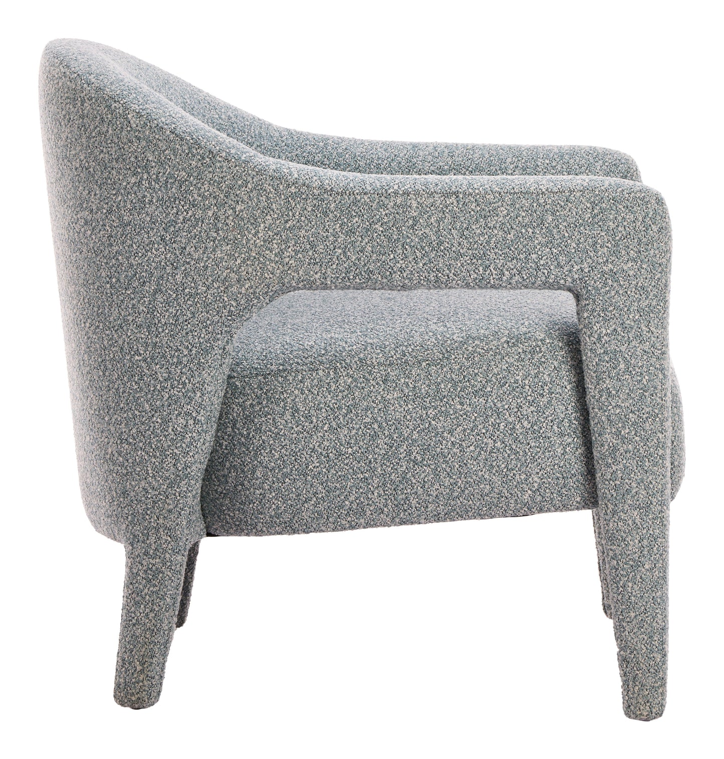 Eluma Dusty Teal Accent Chair - Ornate Home