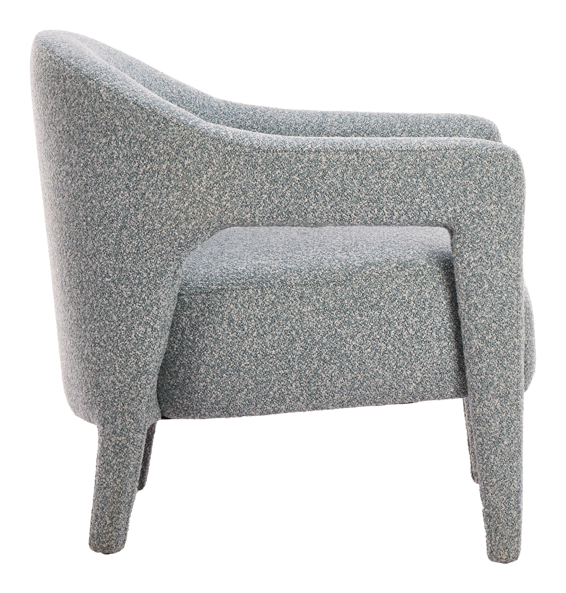 Eluma Dusty Teal Accent Chair - Ornate Home