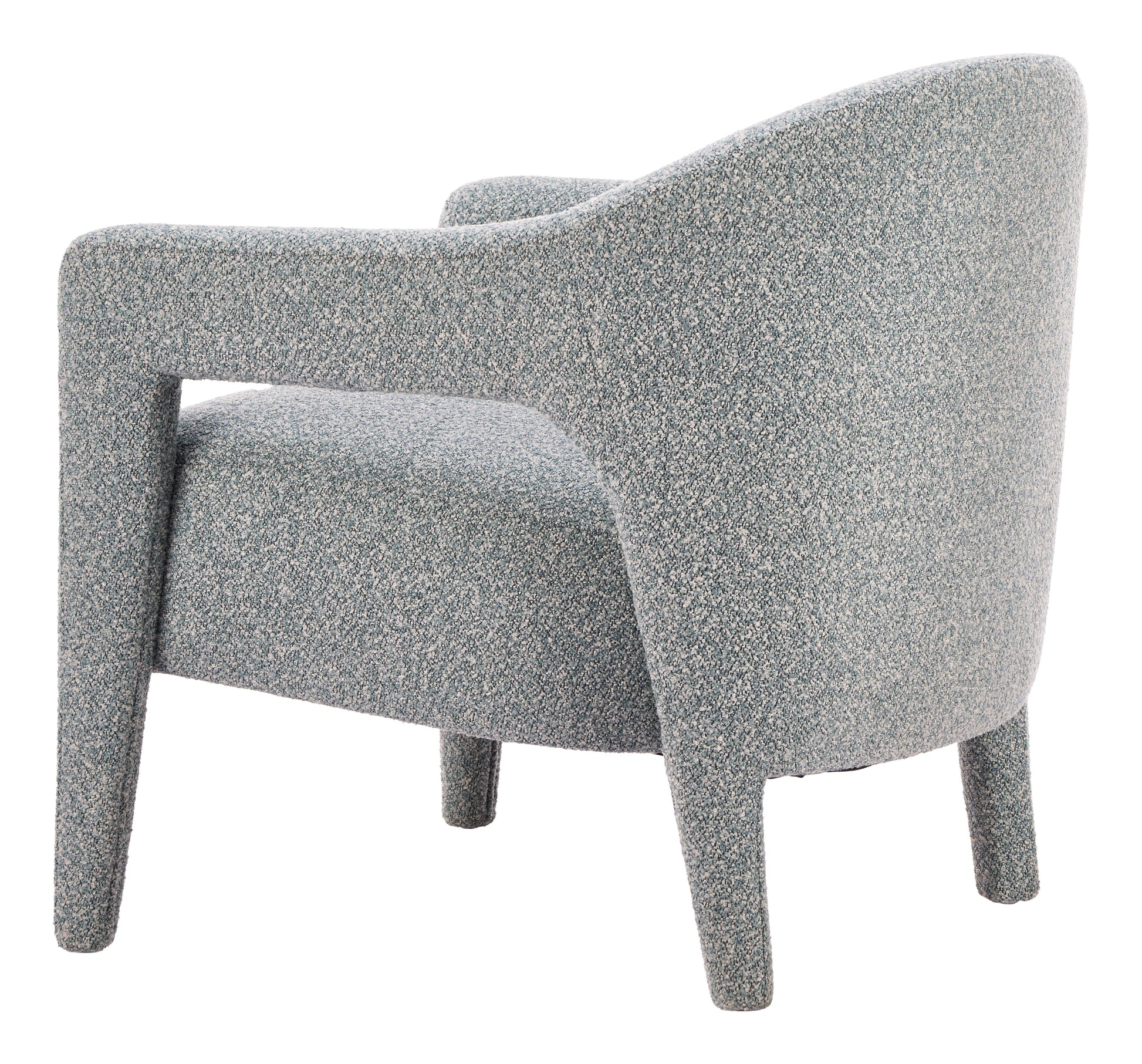 Eluma Dusty Teal Accent Chair - Ornate Home