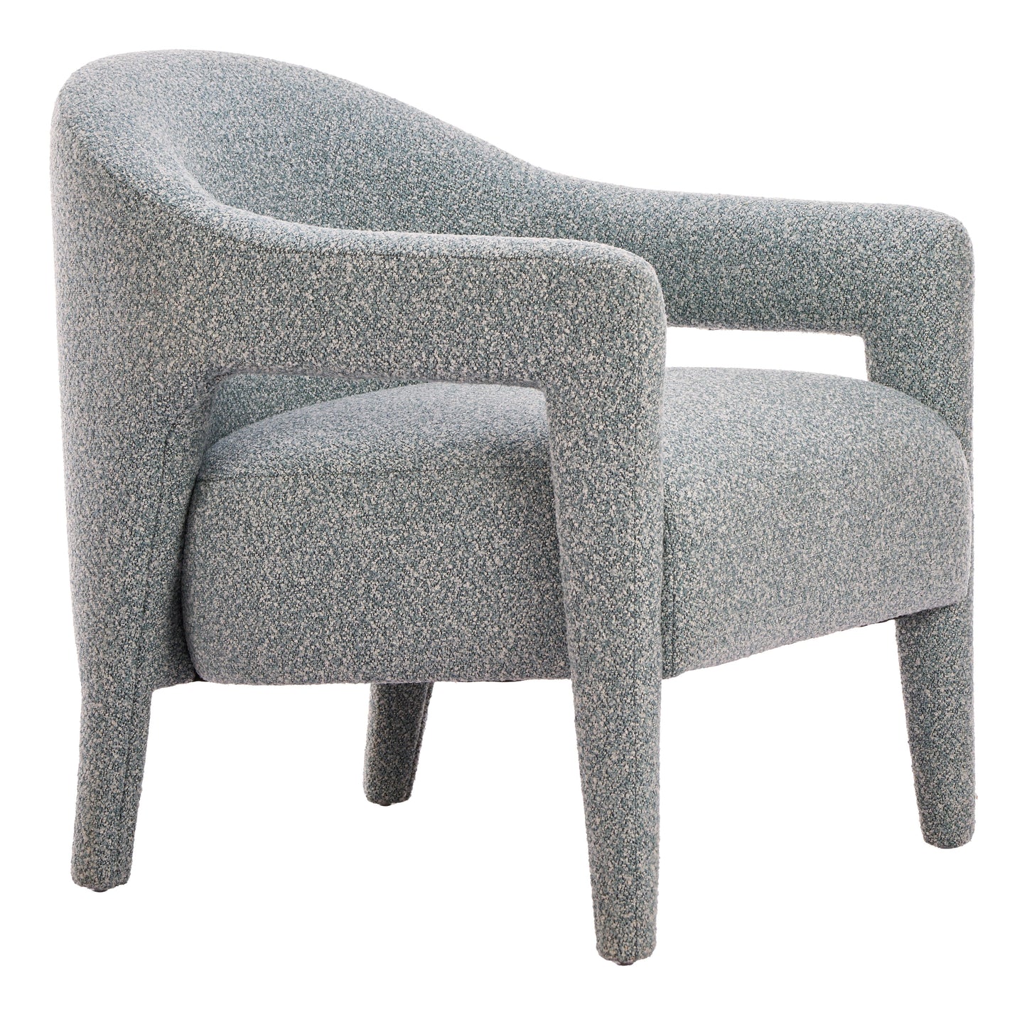 Eluma Dusty Teal Accent Chair - Ornate Home