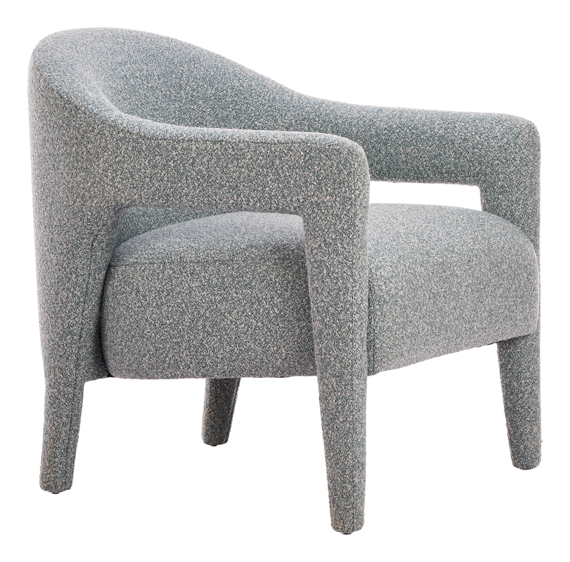 Eluma Dusty Teal Accent Chair - Ornate Home