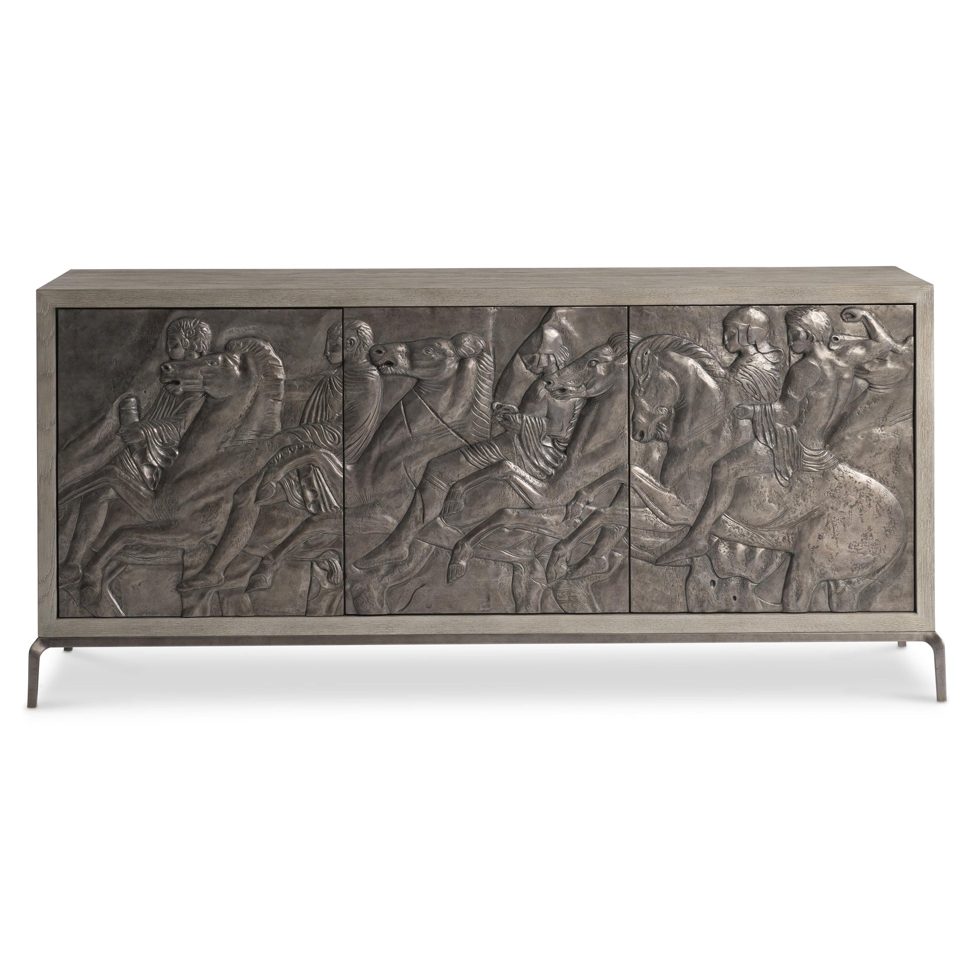 Elysia Dark Bronze/Weathered Greige Buffet - Ornate Home