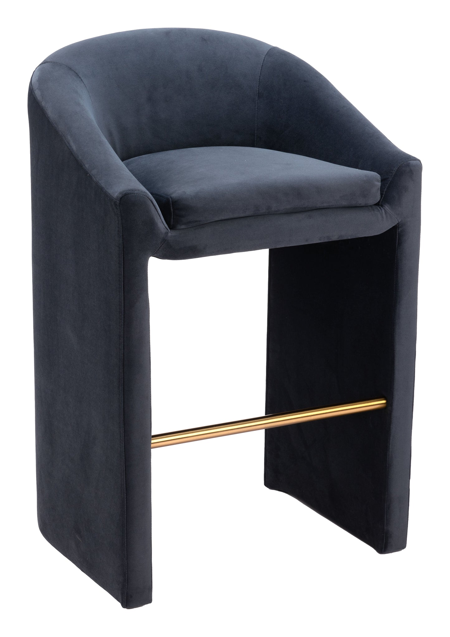 Emas Midnight Gray Barstool - Ornate Home