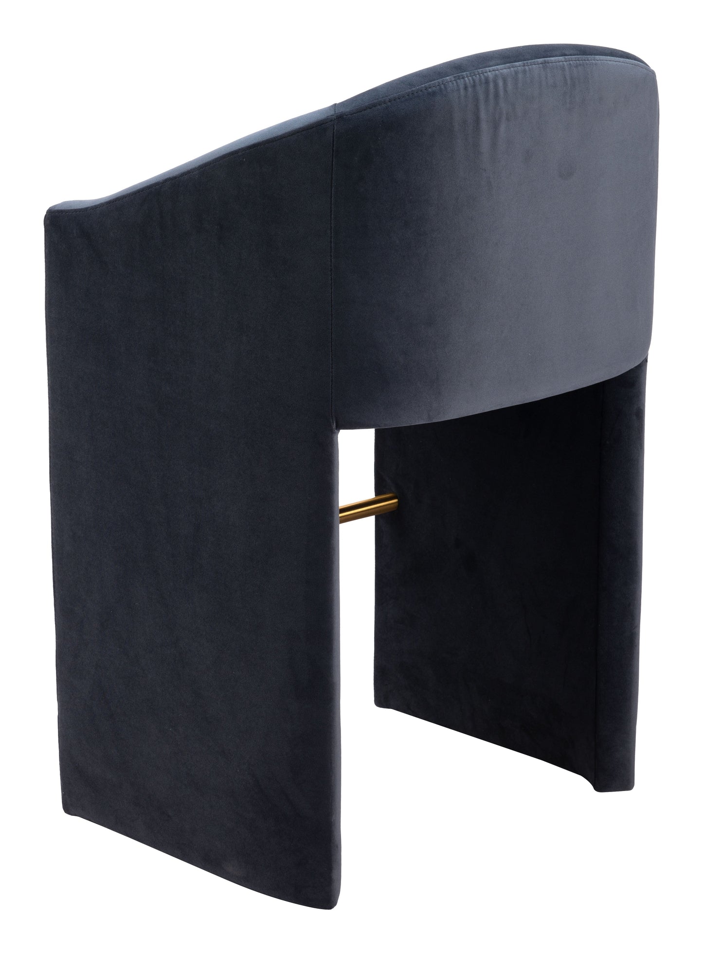 Emas Midnight Gray Barstool - Ornate Home