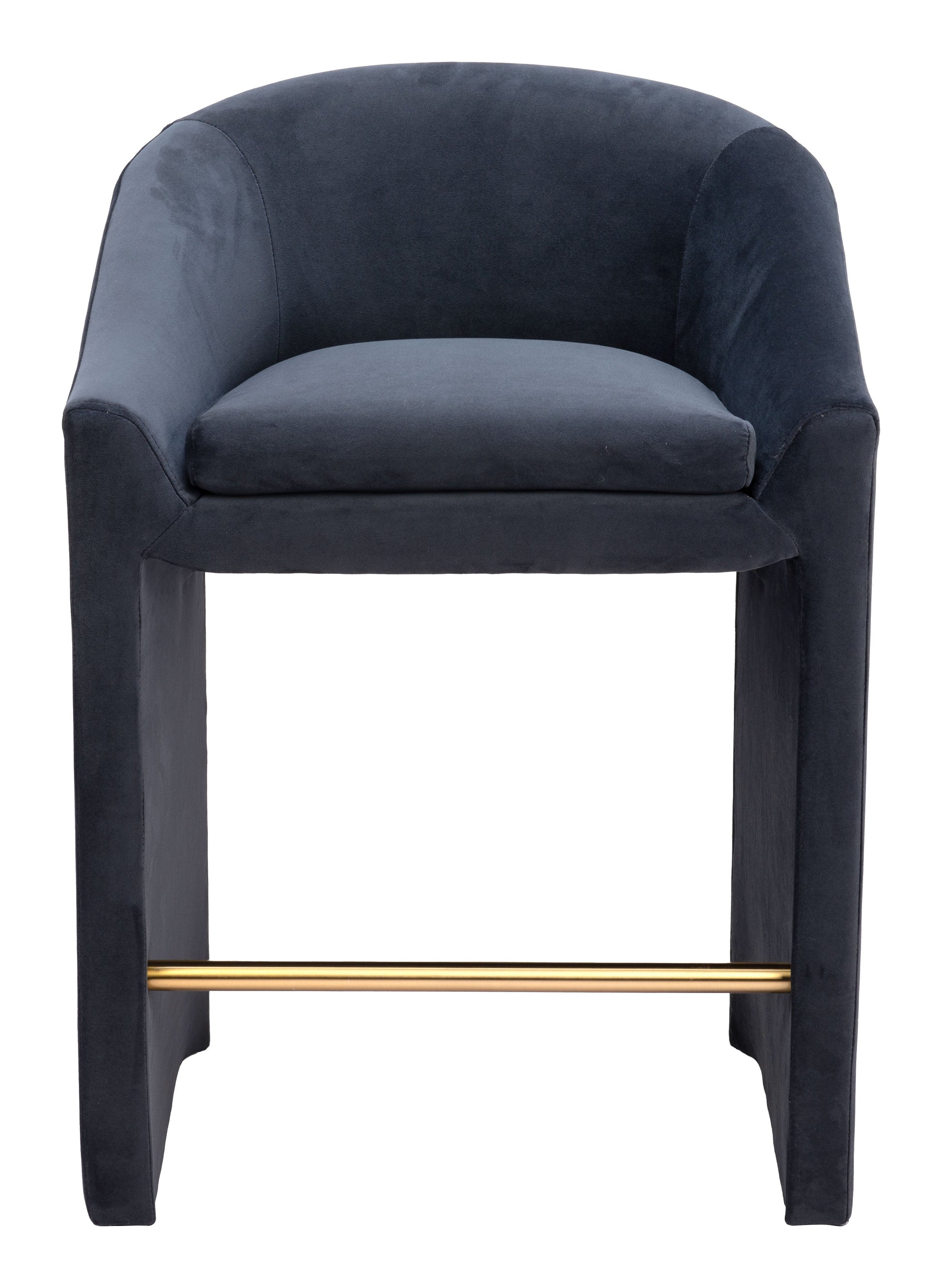 Emas Midnight Gray Counter Stool - Ornate Home