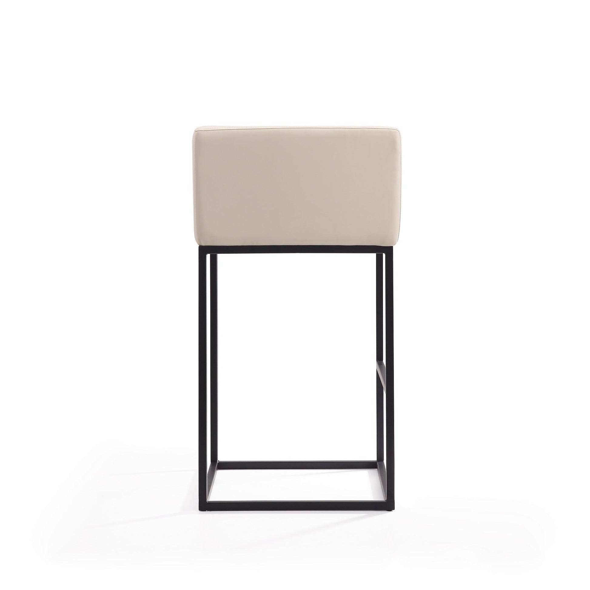 Embassy Barstool in Cream and Black (set of 3) - Ornate Home