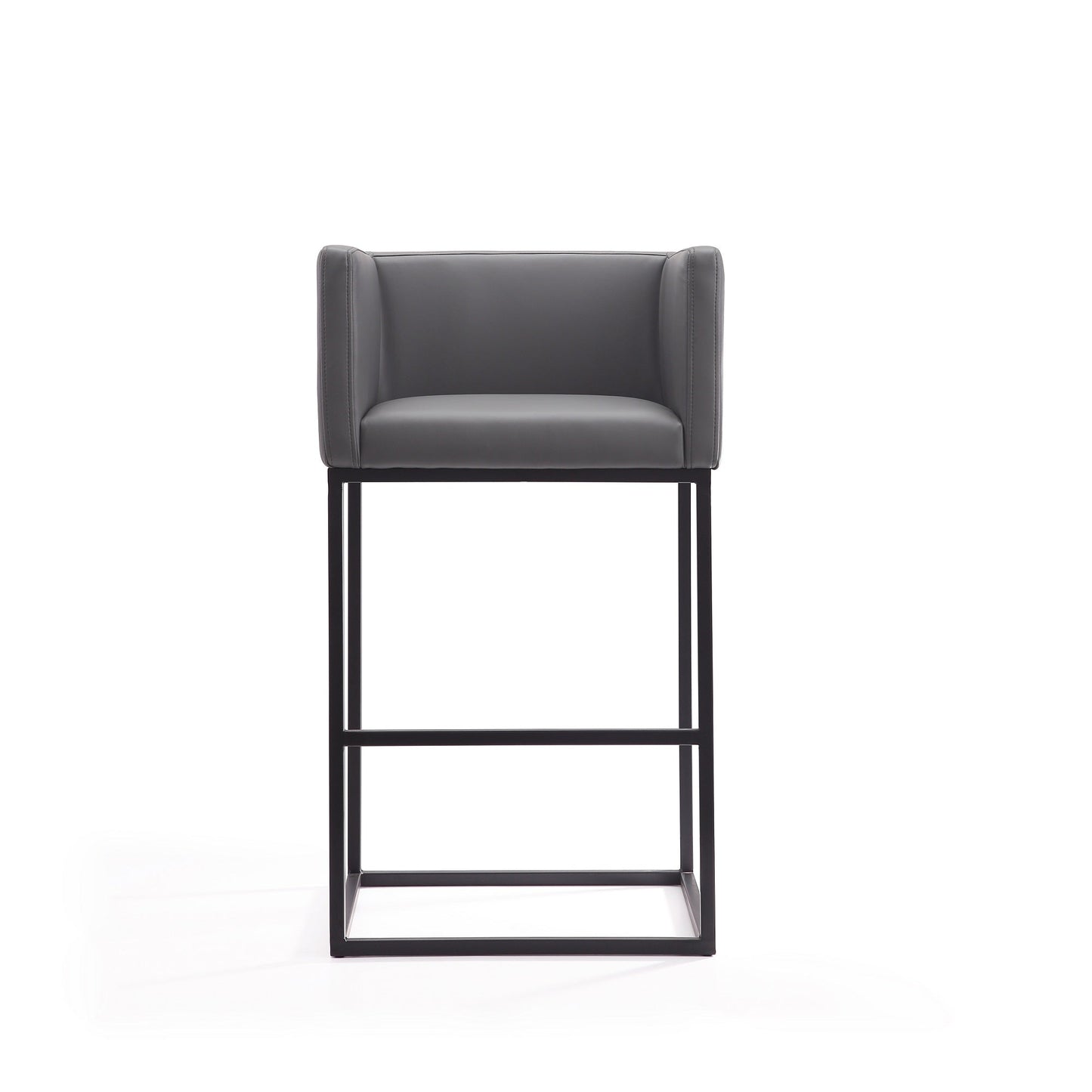 Embassy Barstool in Grey and Black (set of 3) - Ornate Home