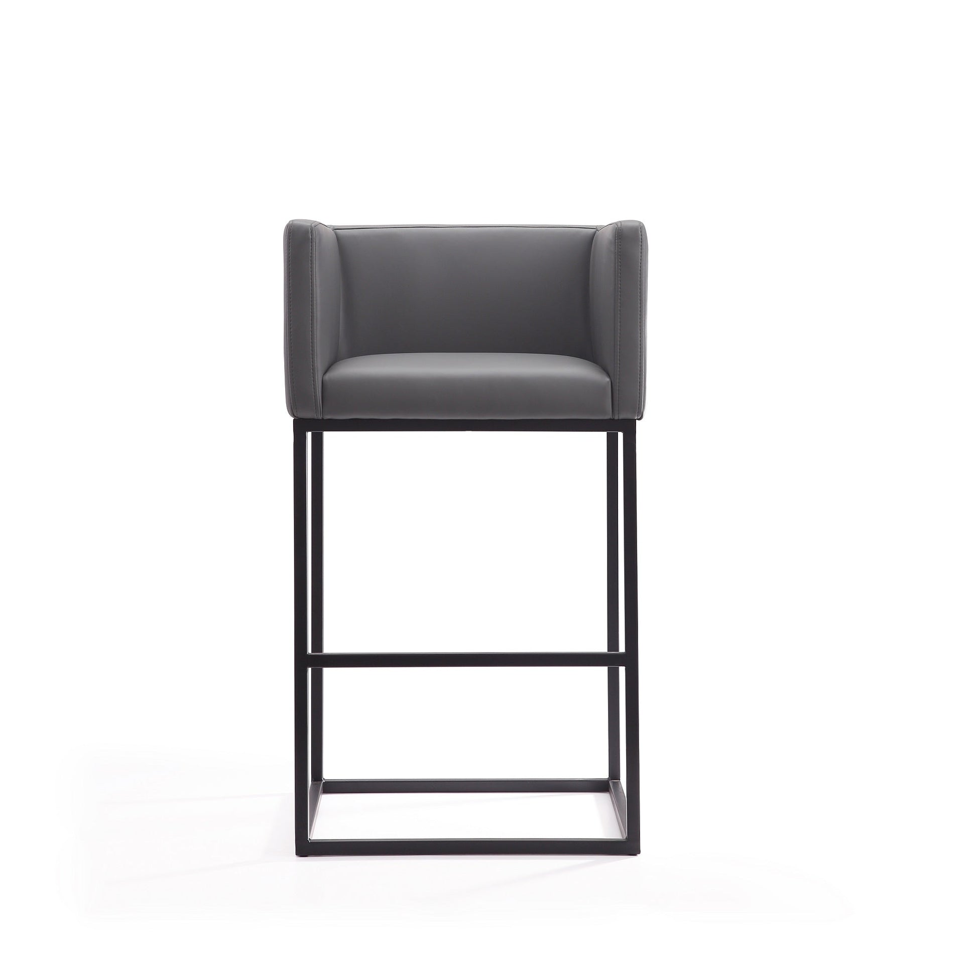 Embassy Barstool in Grey and Black (set of 3) - Ornate Home