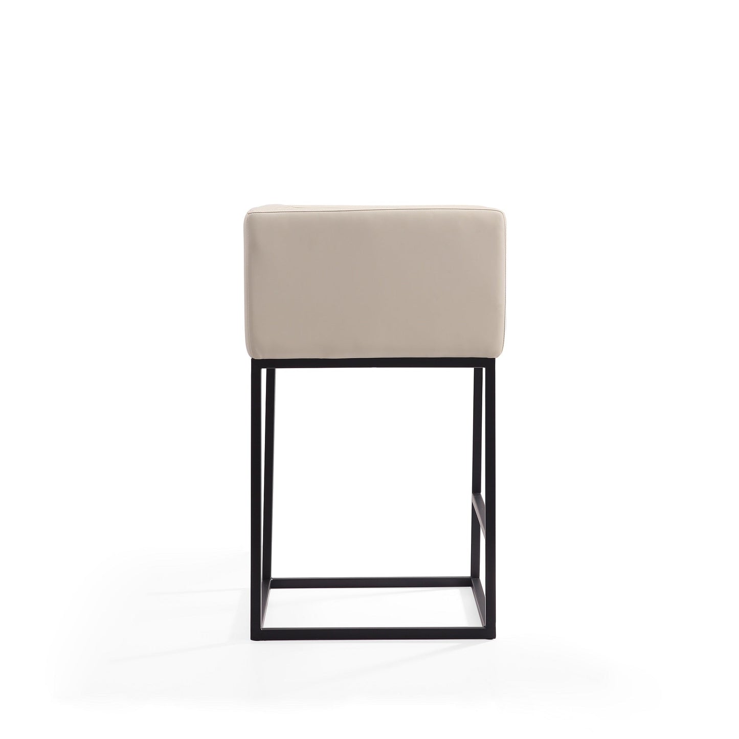 Embassy Counter Stool in Cream and Black (set of 2) - Ornate Home