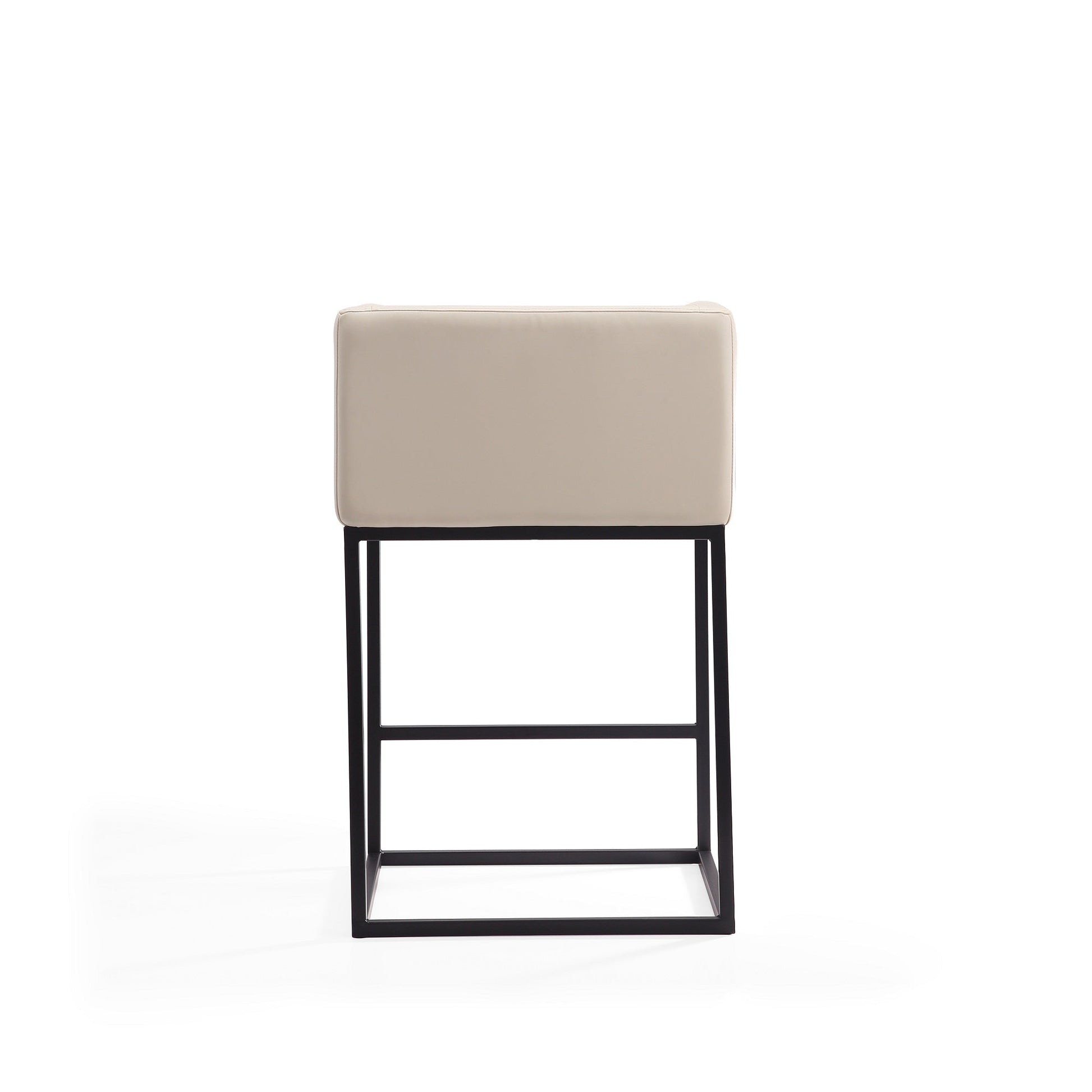 Embassy Counter Stool in Cream and Black (set of 3) - Ornate Home